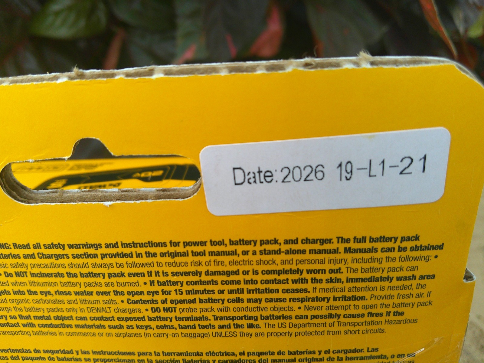 DeWalt DCB205 20V 5Ah Lithium Ion Battery w/LED Charge Indicator 2026