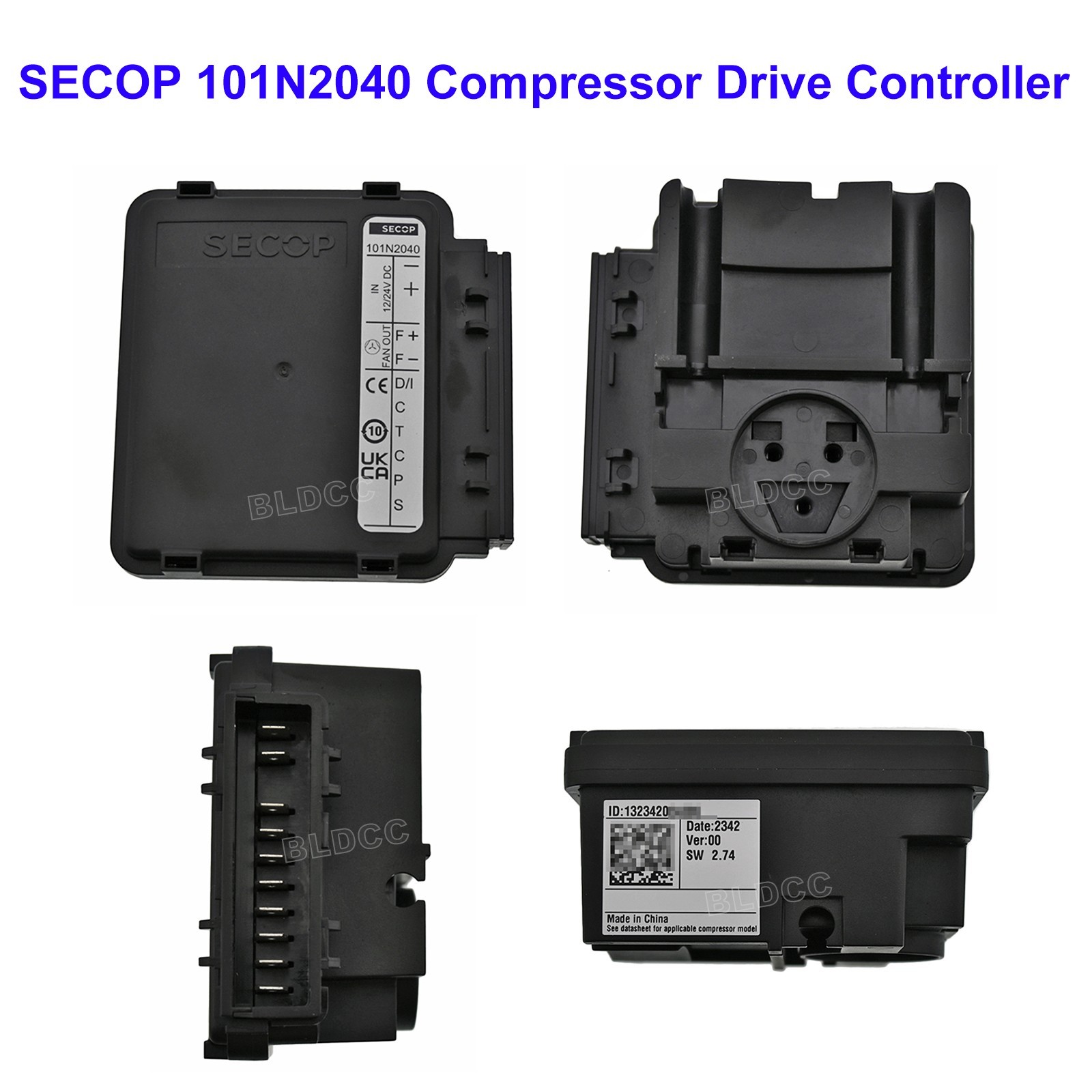 SECOP 1.4F Micro Compressor Refrigerator Parts W/ 12V/24V DC 101N2040 Controller