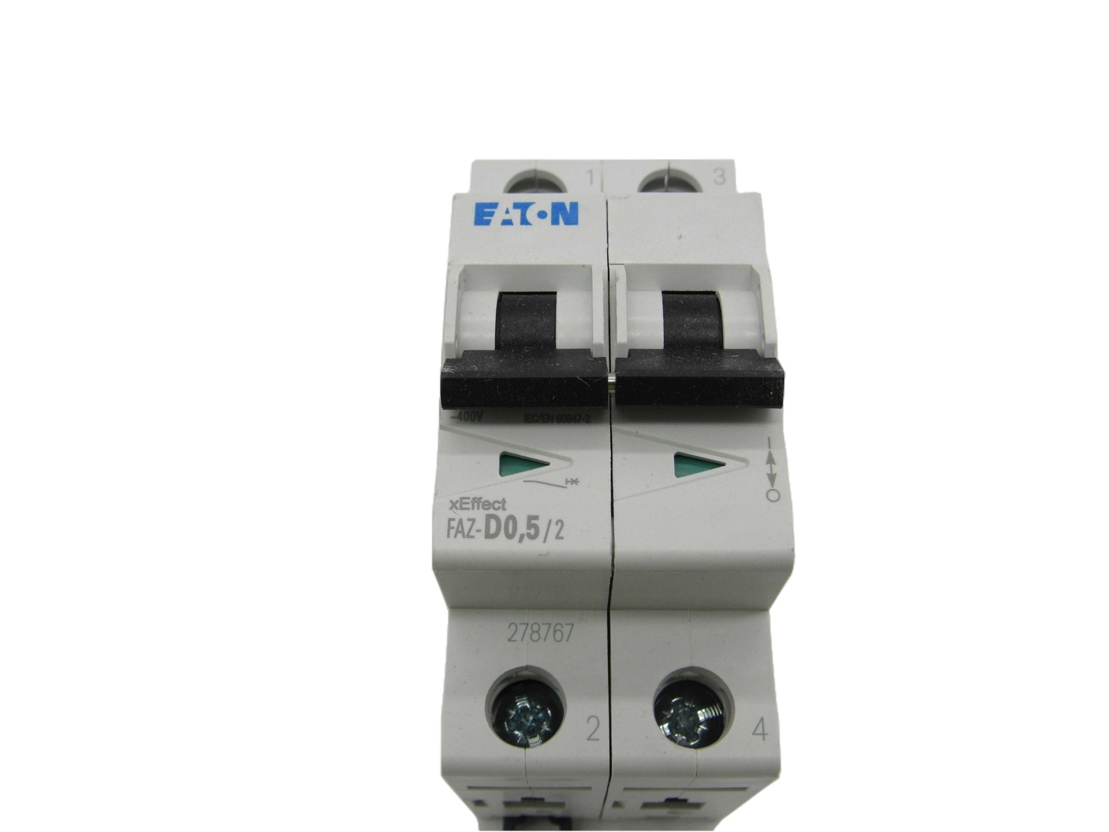 Eaton FAZ-D0.5/2 Miniature Circuit Breakers (MCBs)
