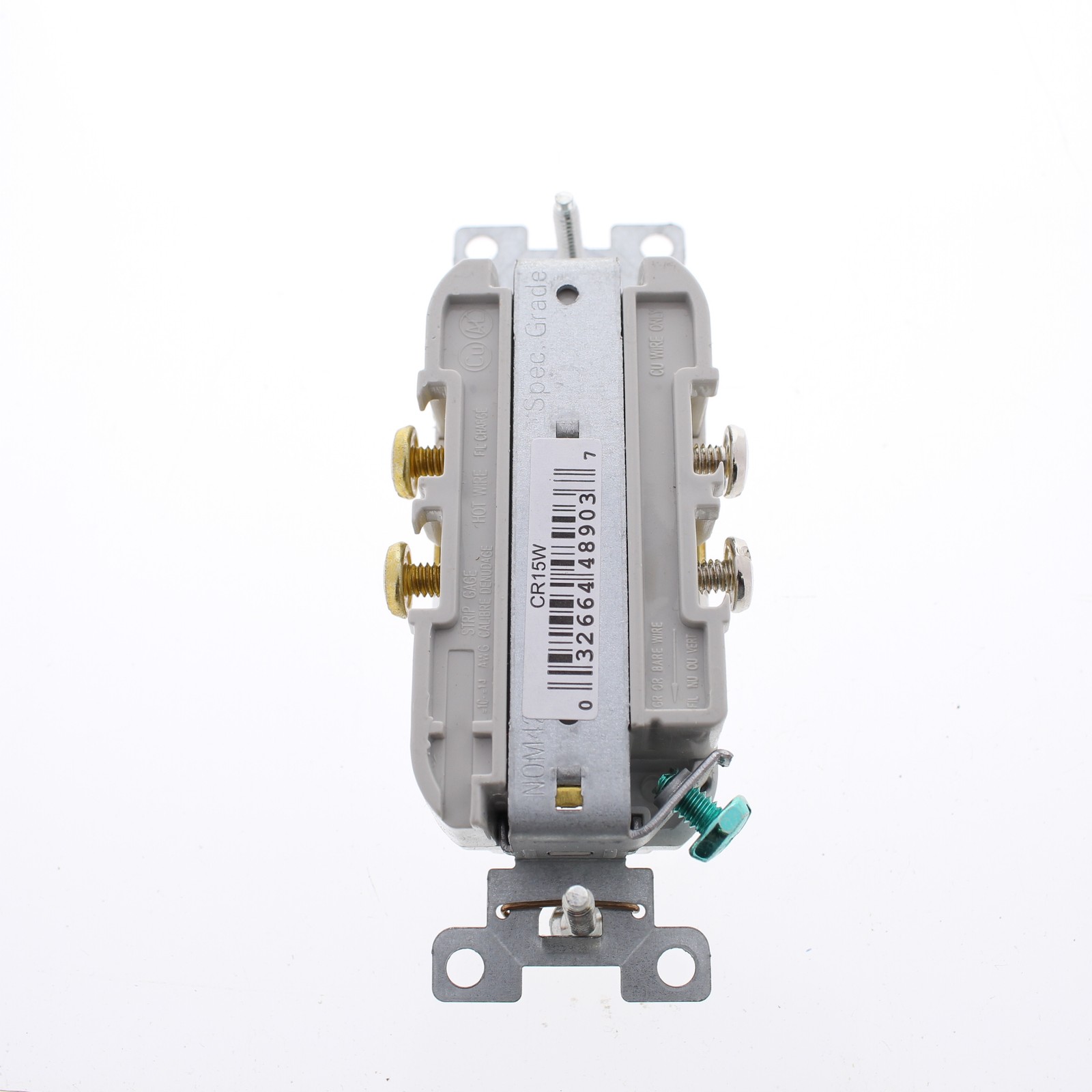 10 Eaton White COMMERCIAL Grade Outlet Receptacles NEMA 5-15R 15A 125V CR15W