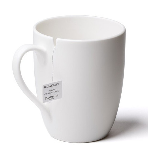 DAMMANN FRERES – Porcelain mug – “DAMMANN FRERES” – 0,35Lt / 11.83oz