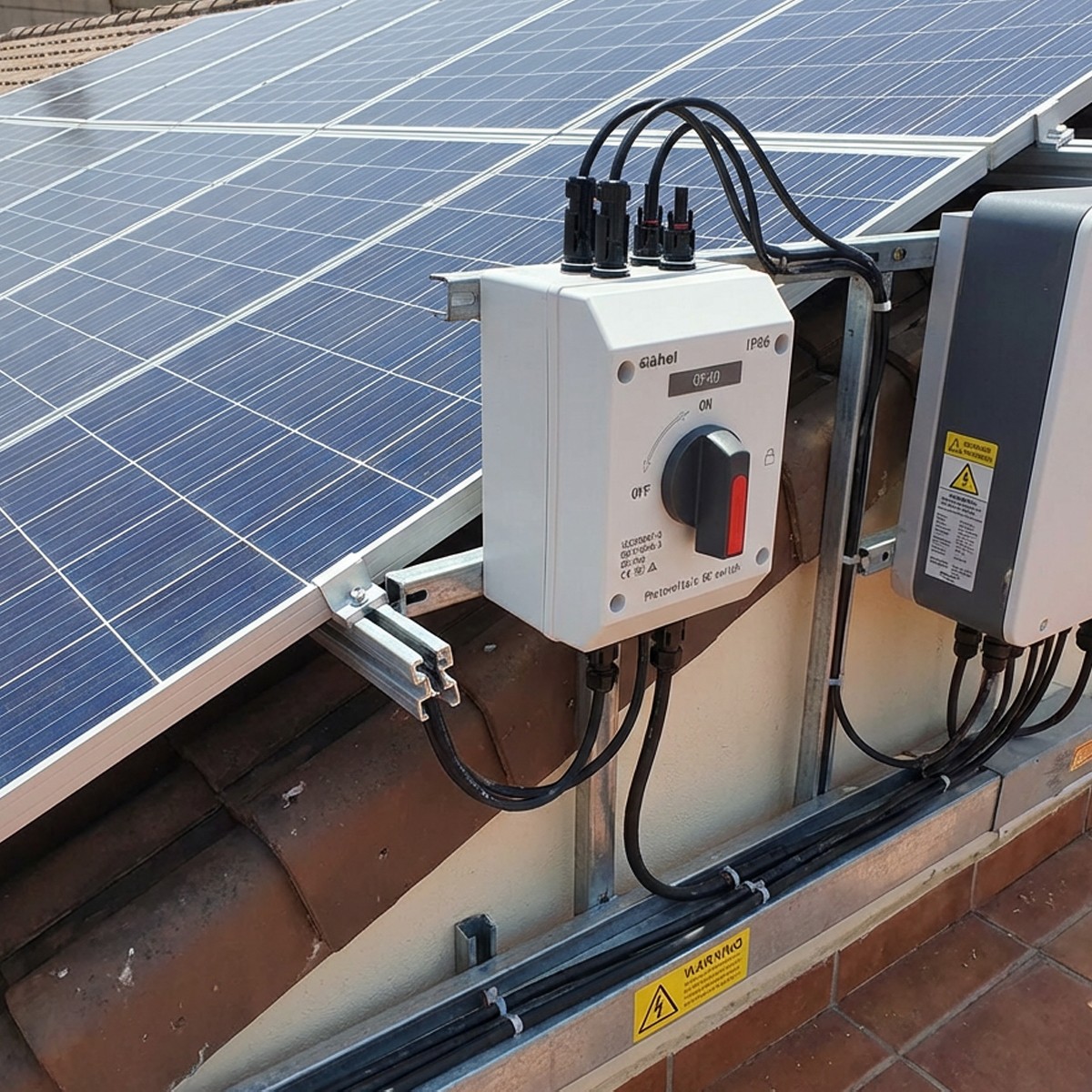 NEW Photovoltaic Isolator Electrical Solar Switch Waterproof IP66 PV 32A DC1200V