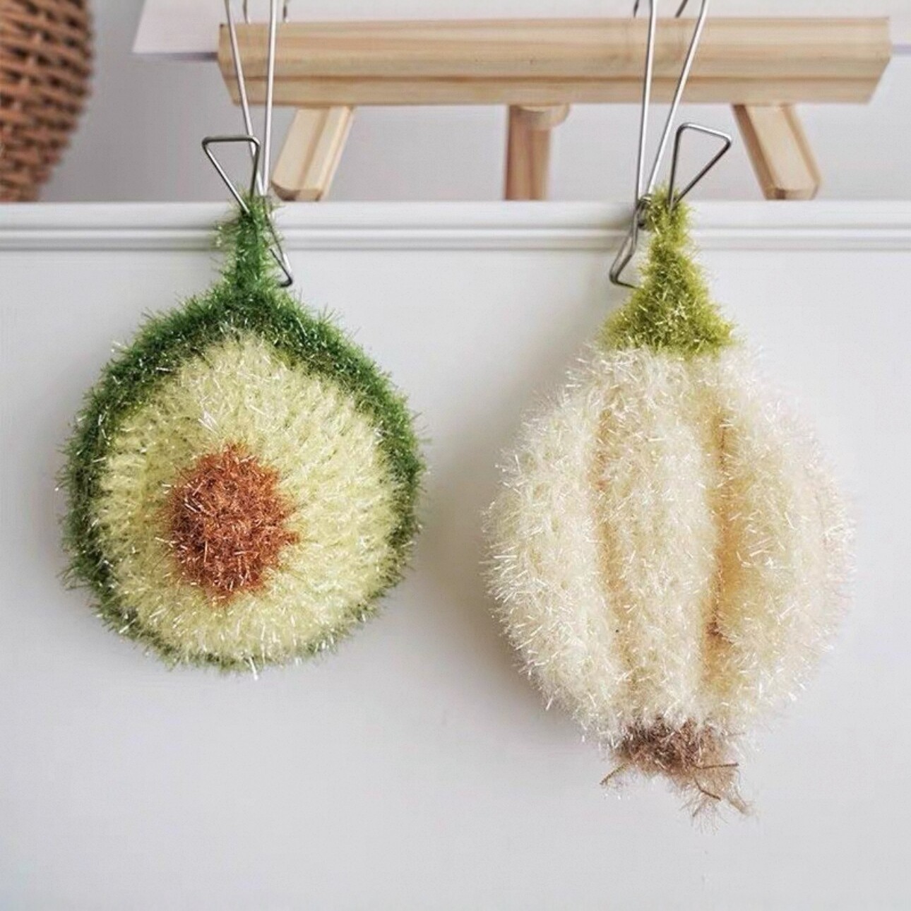 Toast, avocado, dishwashing towel, easy to clean kitchen cleaning cloth