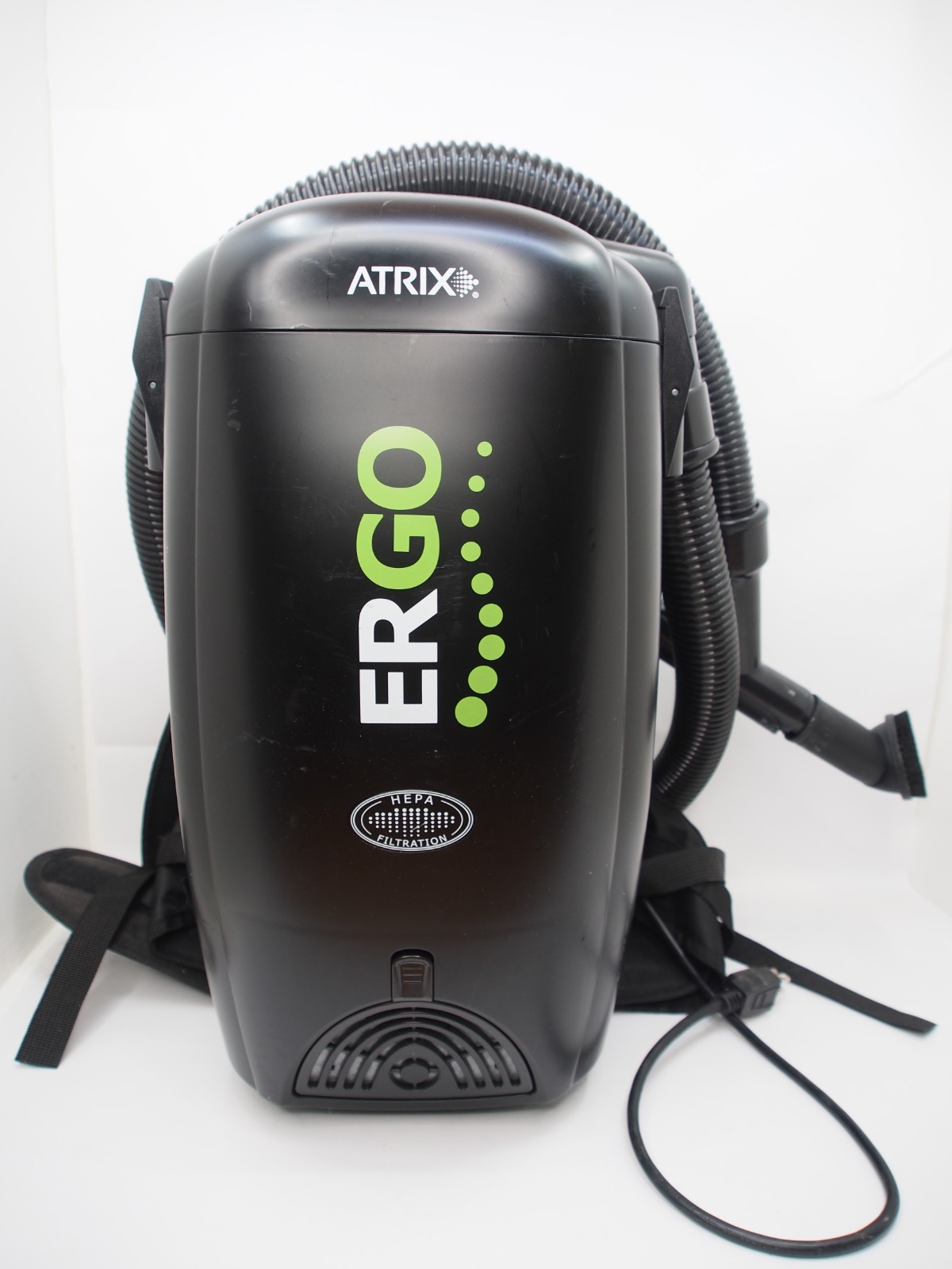 Atrix Ergo Backpack HEPA Vacuum 8qt Capacity VACBP1 !!!READ DESCRIPTION!!