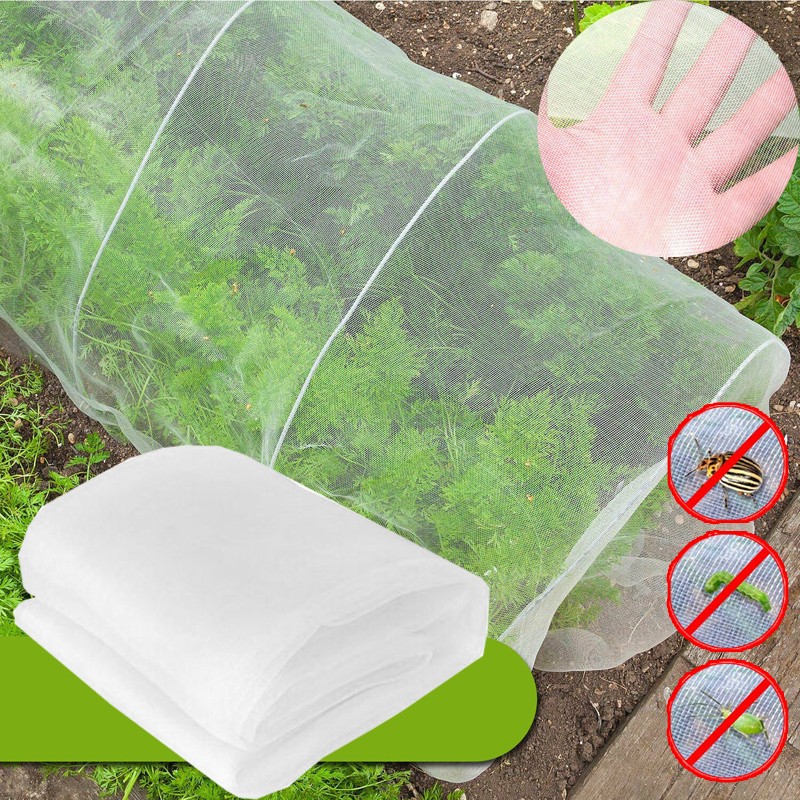 20- 200FT Mosquito Garden Bug Insect Netting Barrier Bird Net Plant Protect Mesh