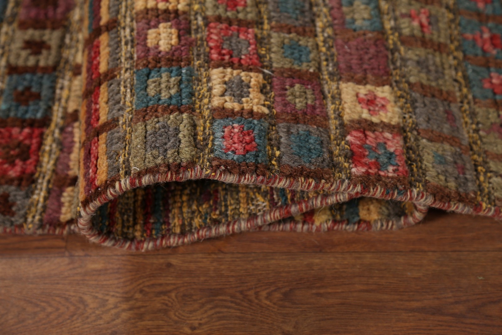 Checkered Moroccan Modern Area Rug 8×10 Hand-knotted Wool Oriental for Any Room