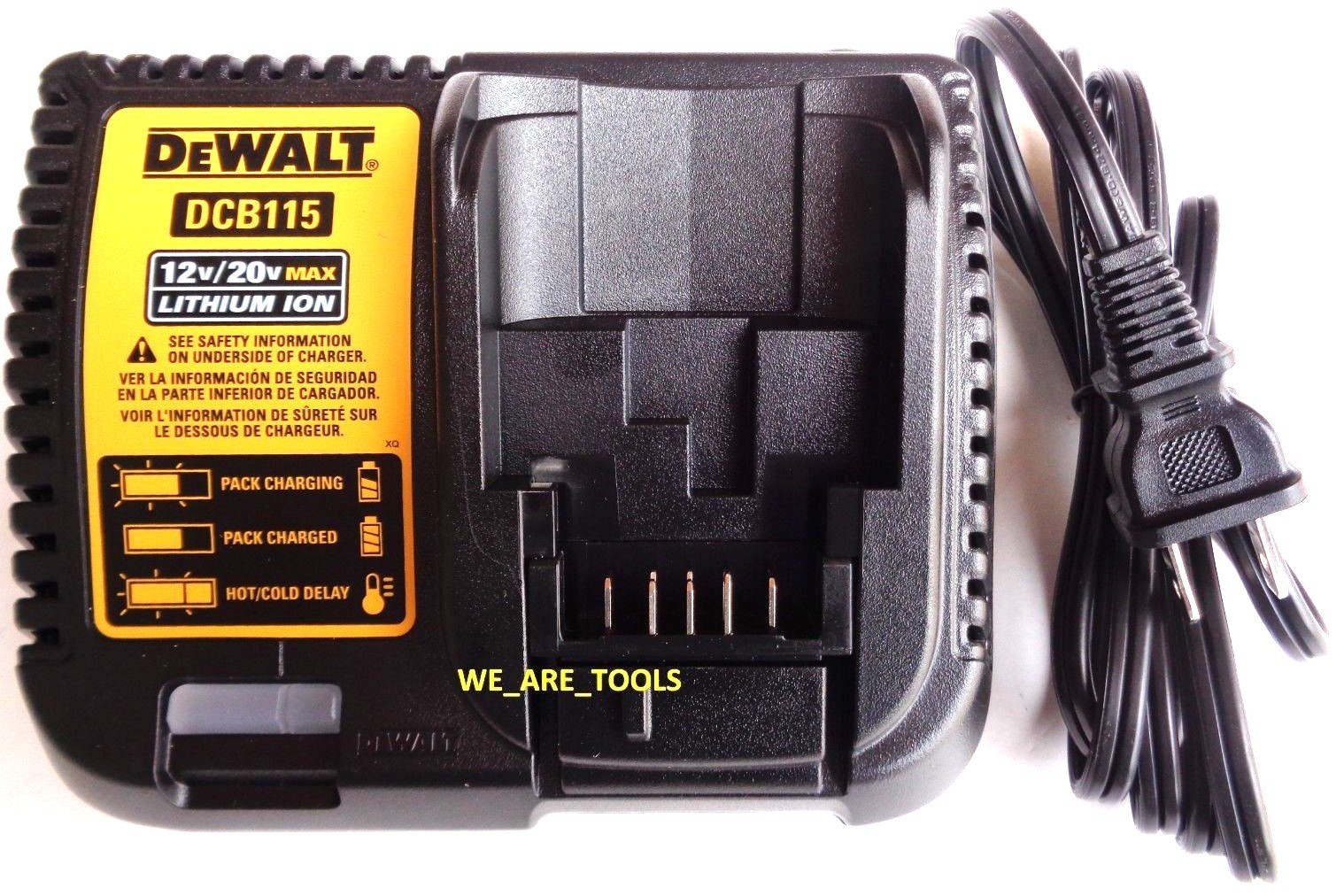 Dewalt RAPID DCB115 12-20V MAX FAST Battery Charger, Fr Drill 20 volt