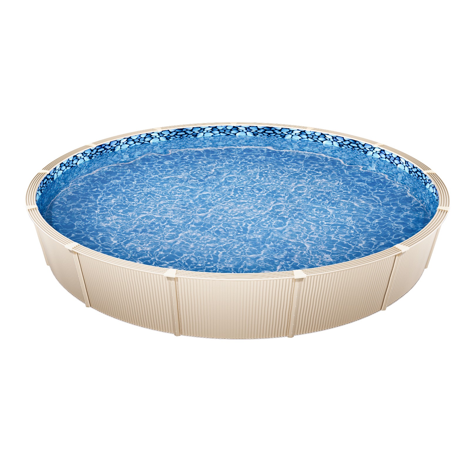 VEVOR Round Pool Liner 18ft Unibead Style Pool Liner 52in Wall Height Durable
