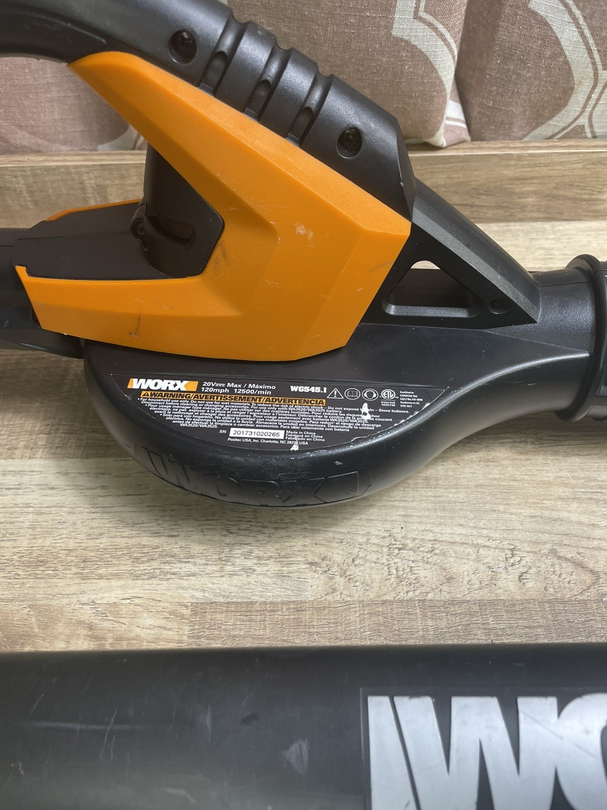 WORX Cordless Leaf Blower, Electric Blowers for Lawn Care with 120 MPH & 3.5 LBS