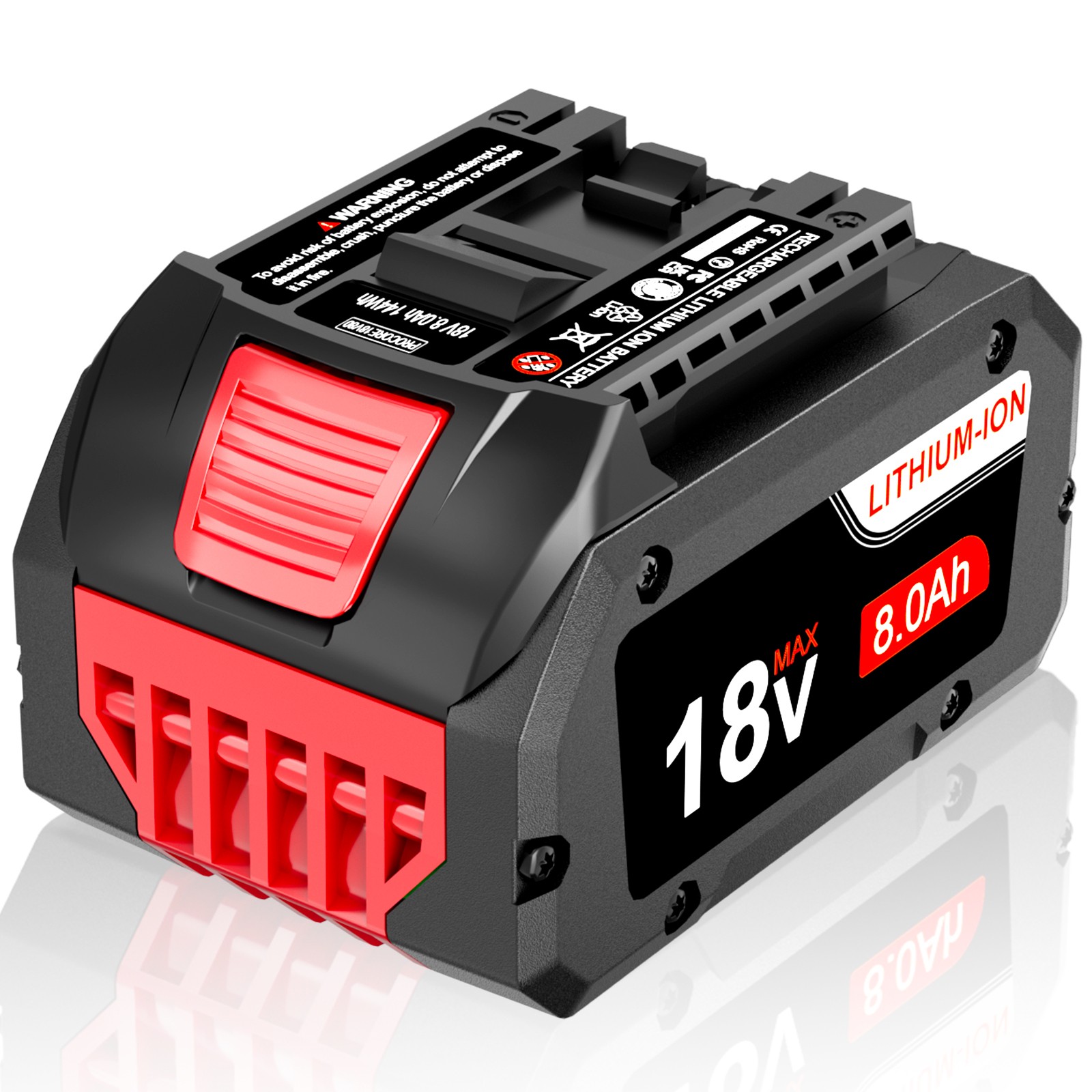 PACK 18V Battery For Bosch 18 VOLT 8.0AH Li-ion BAT609 BAT610G BAT618 24618-01