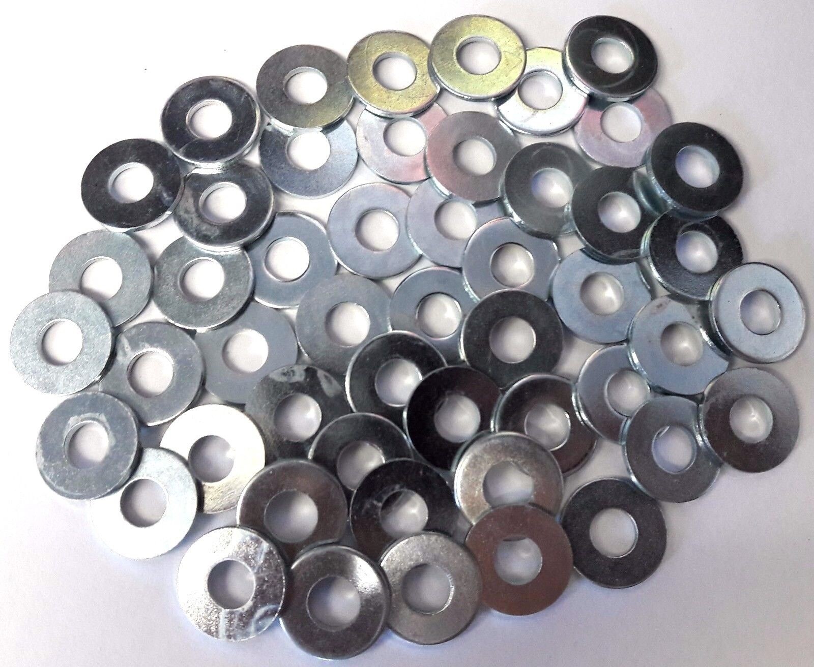 OEM by Bosch 50050 1/4″ x 5/8″ Flat Washer Zinc 50 PCS