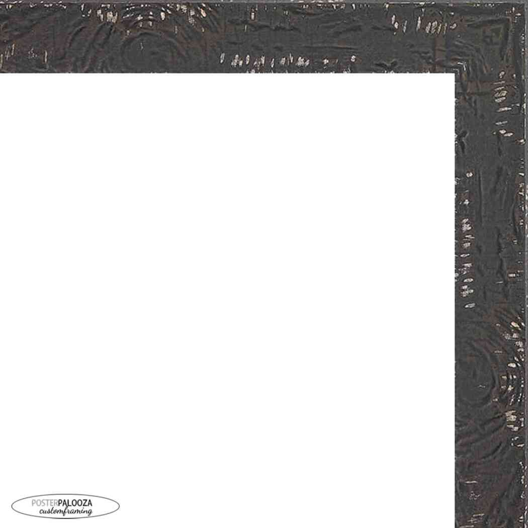 Shabby Chic Black Picture Frame – UV Acrylic,Backing, Hanging Hardware