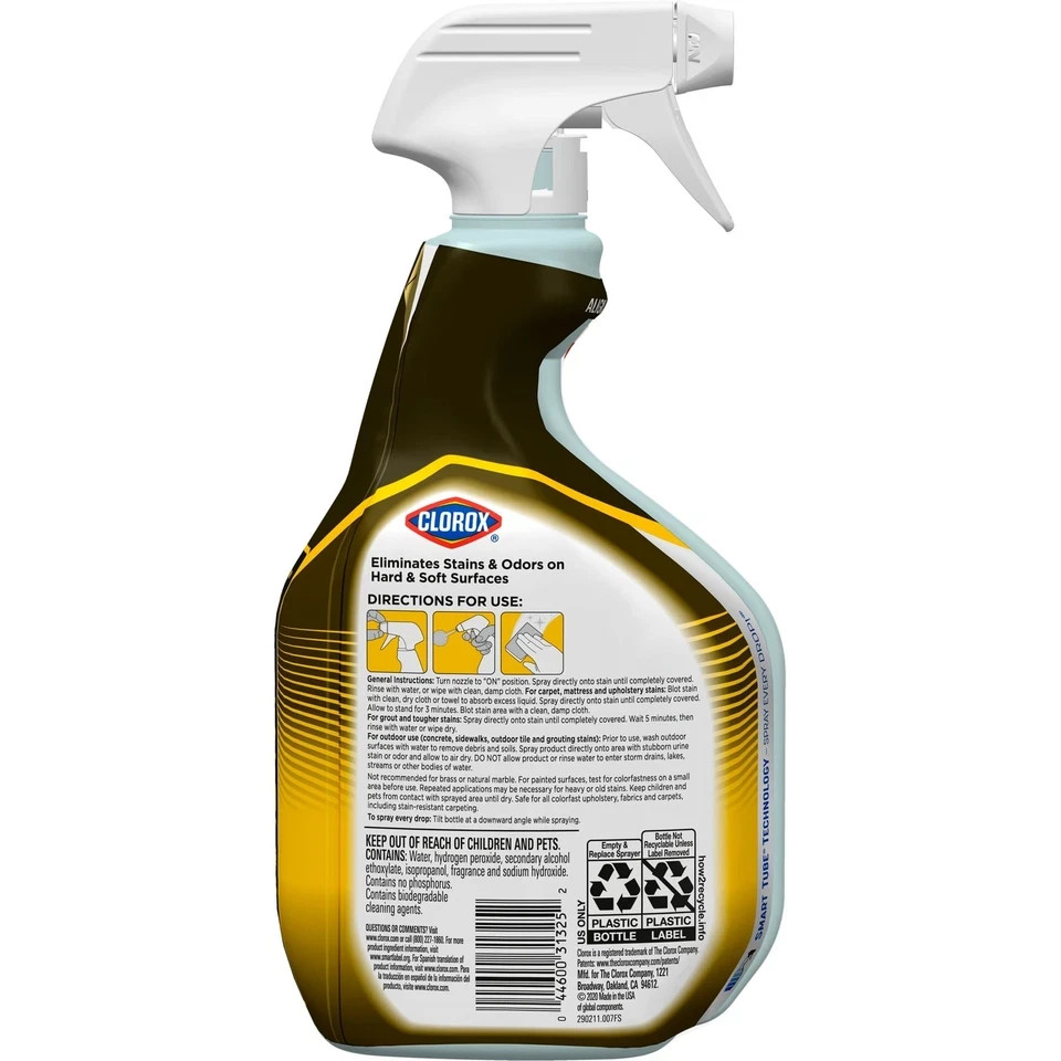 Urine Remover 32oz Spray – Stains & Odor Eliminator for Pets & Home