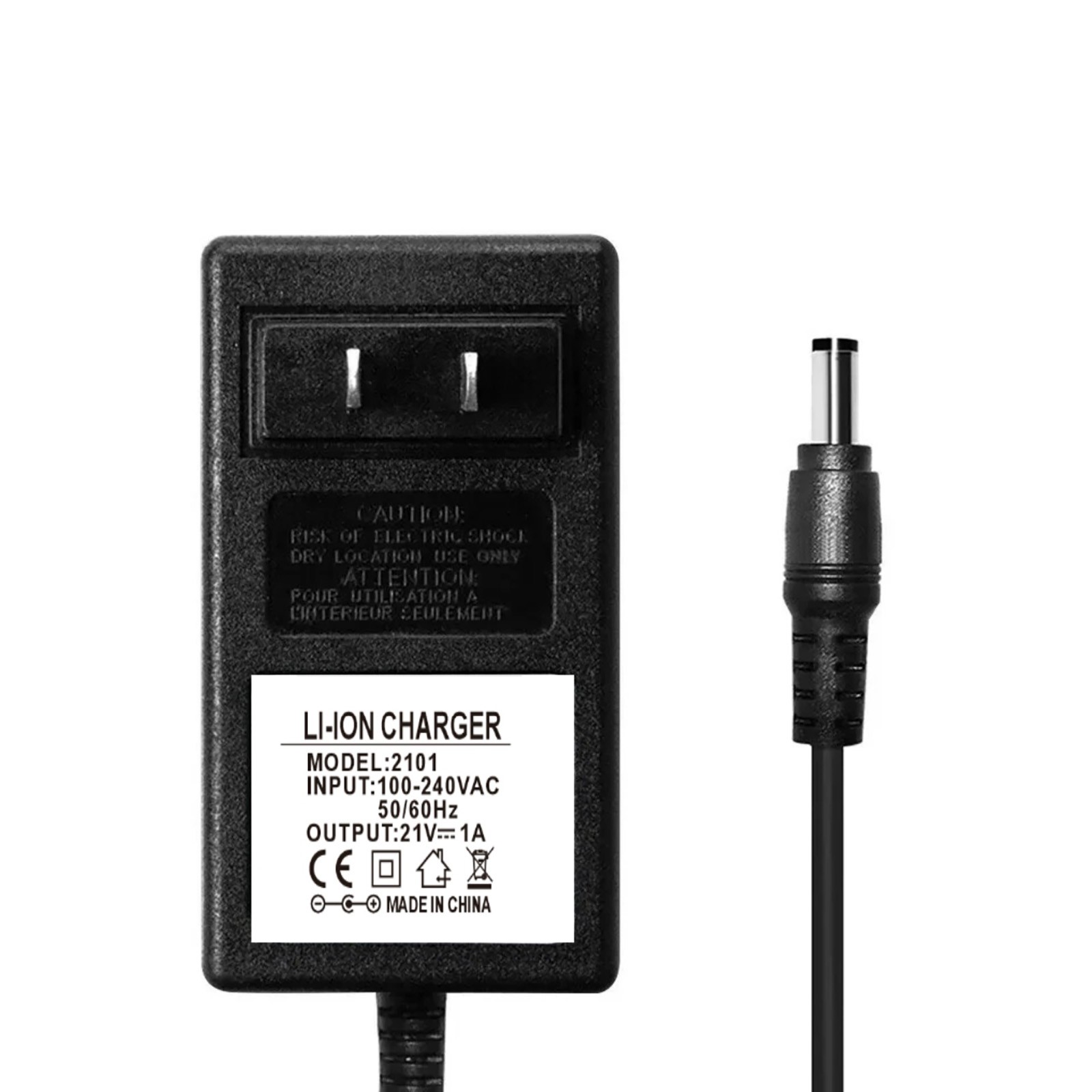 1PCS Universal Battery Charger For 20V 21V Power Tools Lithium Battery US Plug