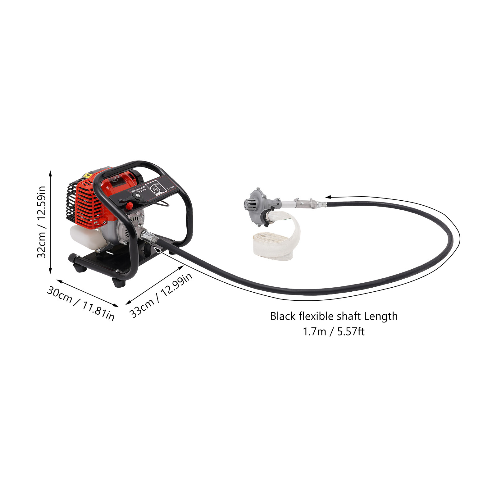 4-Stroke Gasoline Engine Water Pump, Gasoline Powered Water Transfer Pump