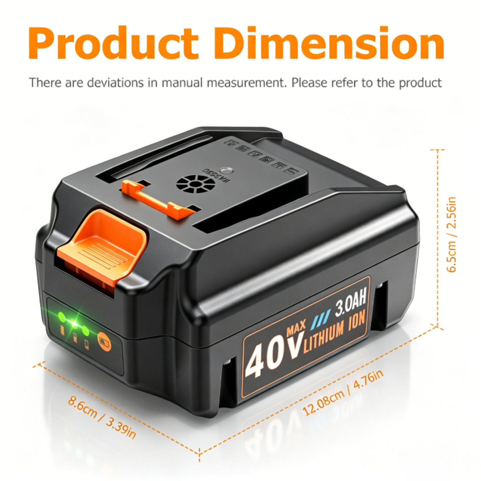 2Pack For WORX 40V MAX Extend Lithium Battery 40 Volt WA3580 WA3747 WA3877 WG580
