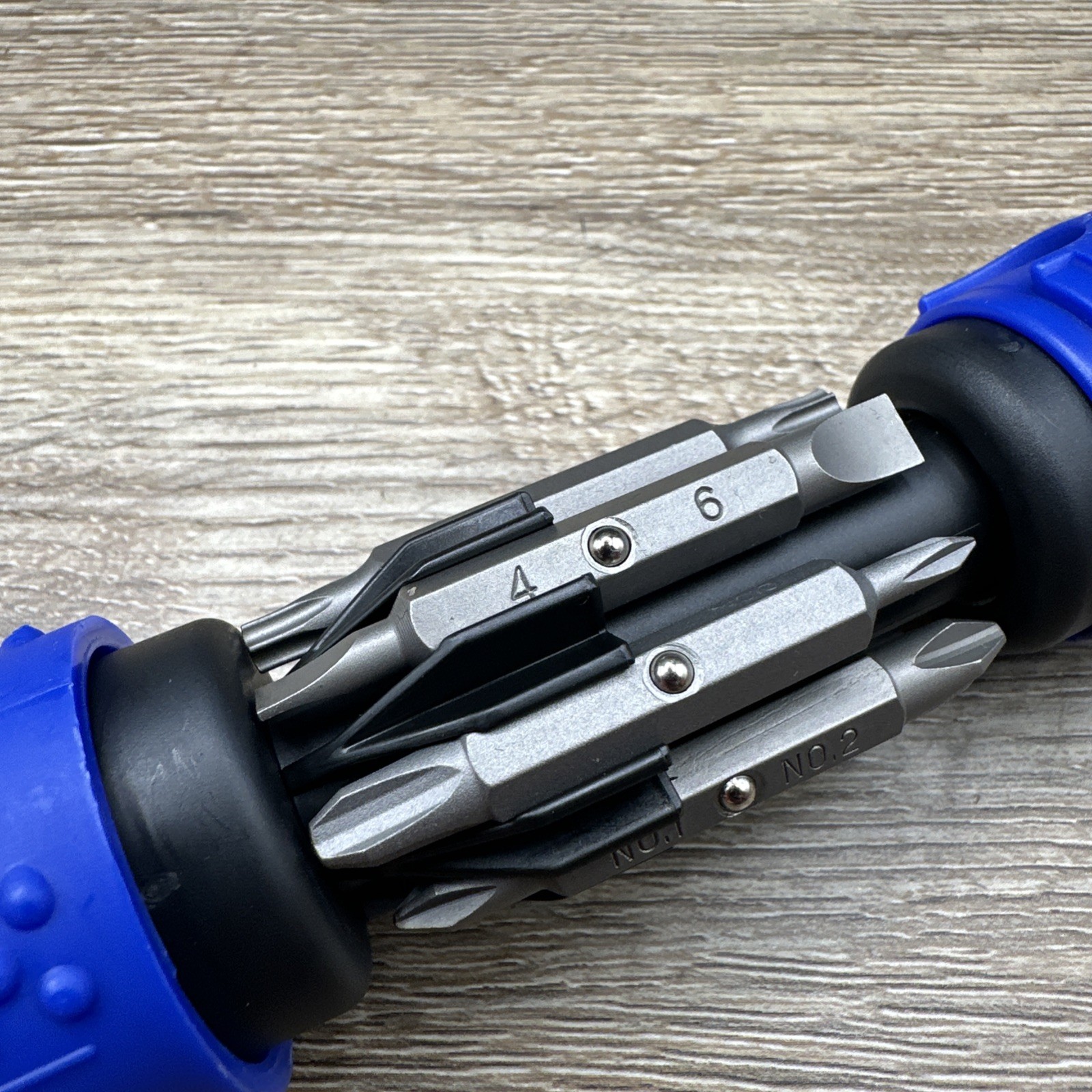 Megapro HVAC 14 in 1 Multi Bit Screwdriver Phillips Flat Reamer Valve Tool USA