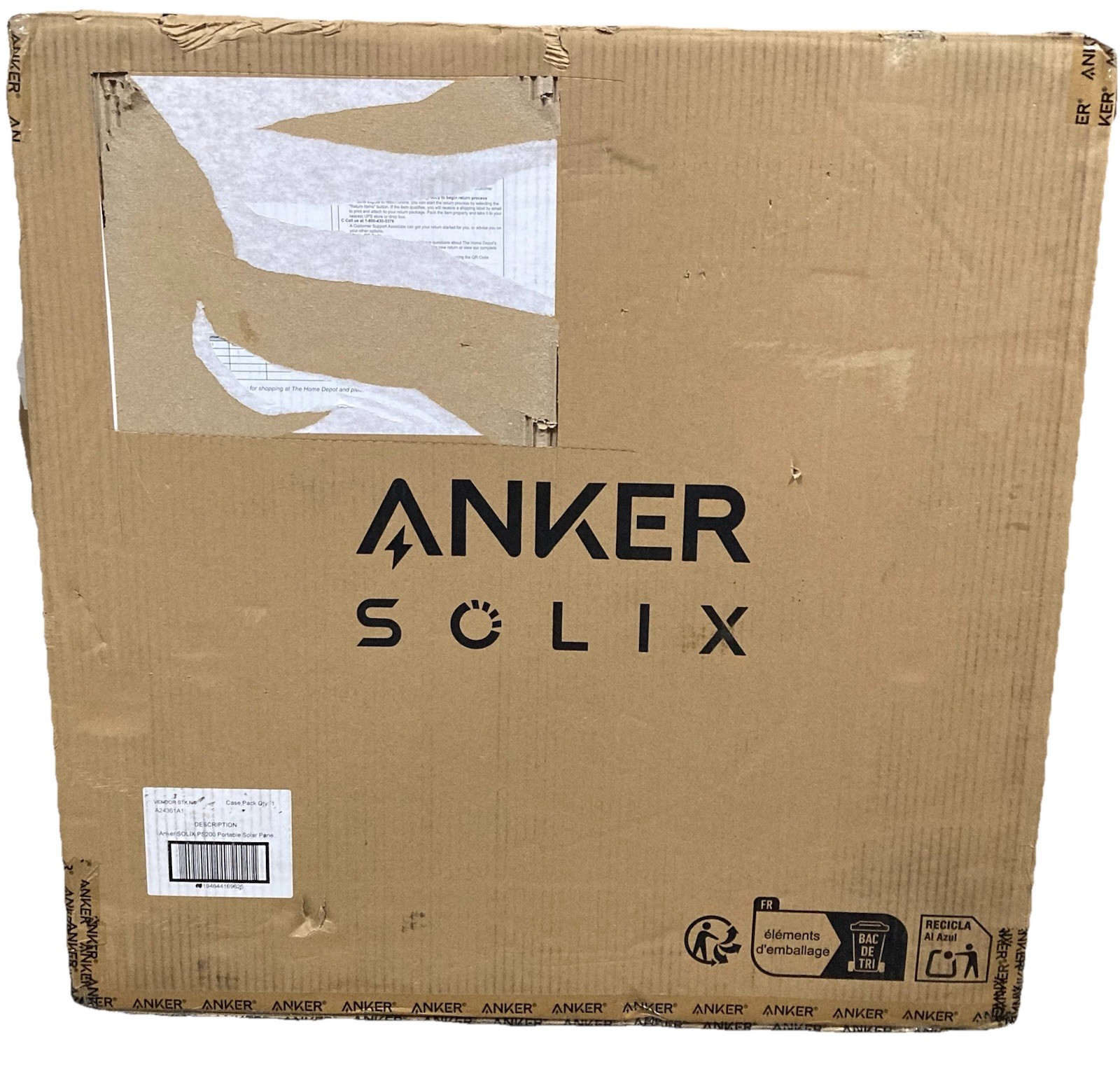 Anker SOLIX PS200 Portable Solar Pane, 200W Foldable, IP67 Waterproof