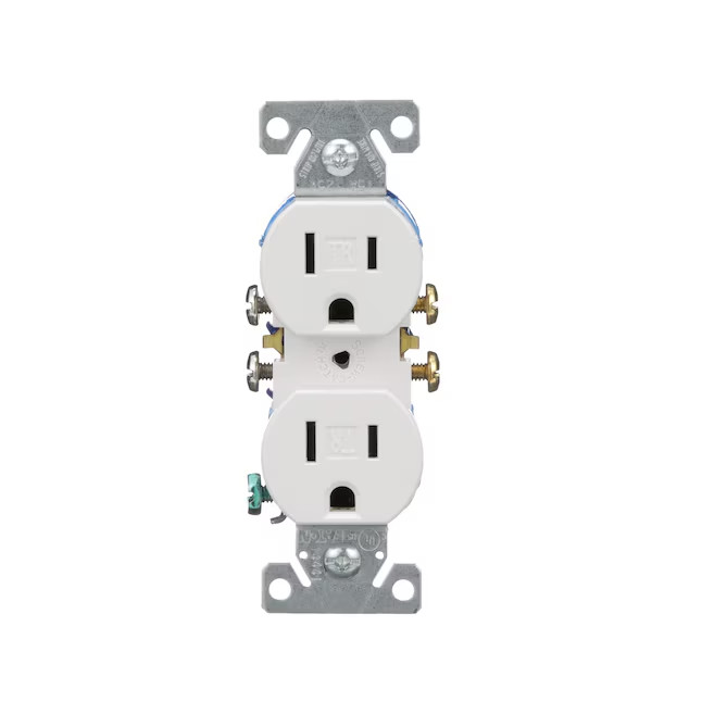 Eaton 15 -Amp 125-volt Tamper Resistant Residential Duplex Outlet Receptacles