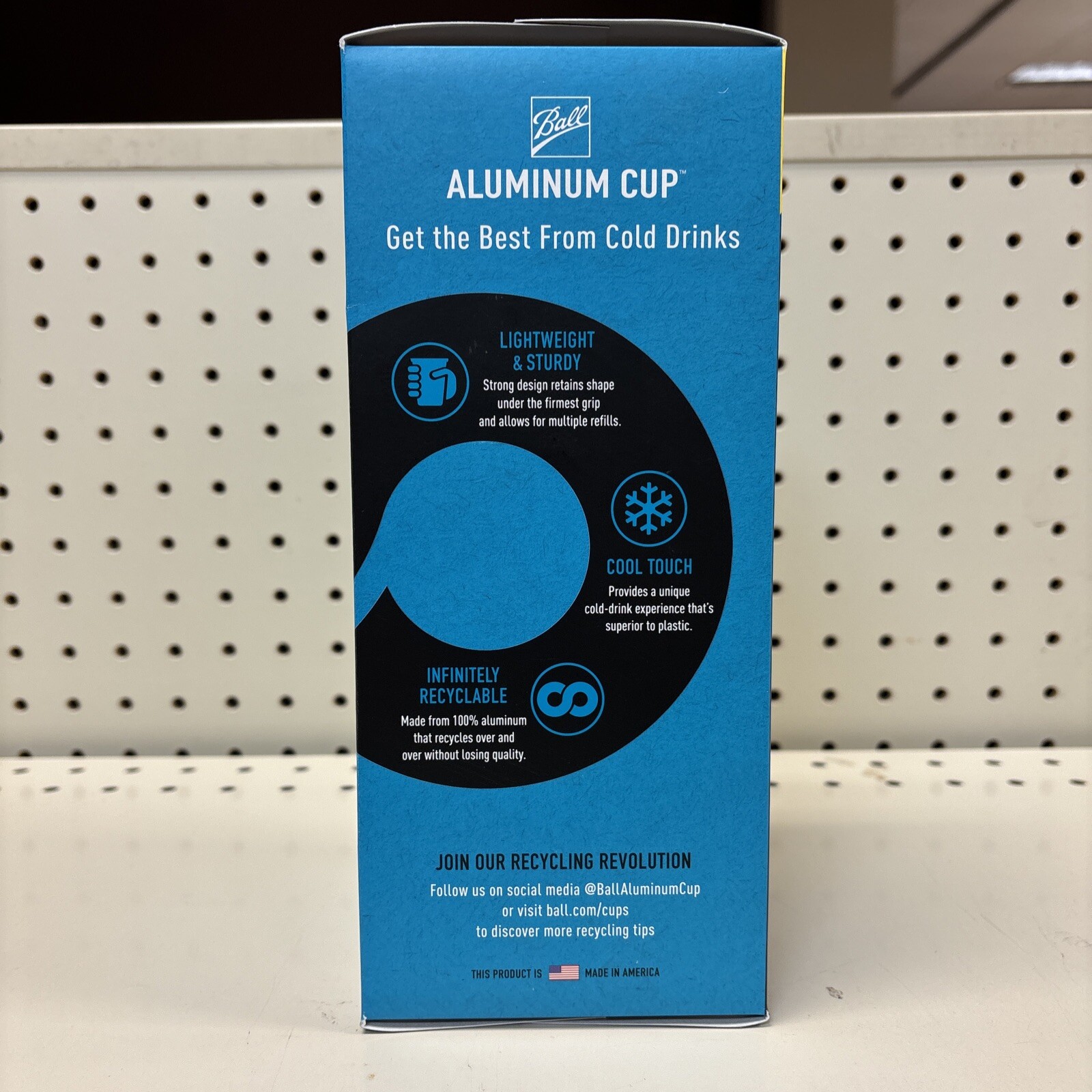 The Ultimate 100% Recyclable Cold-Drink Cup – Ball Aluminum 10 Cups – 20 oz. Cup