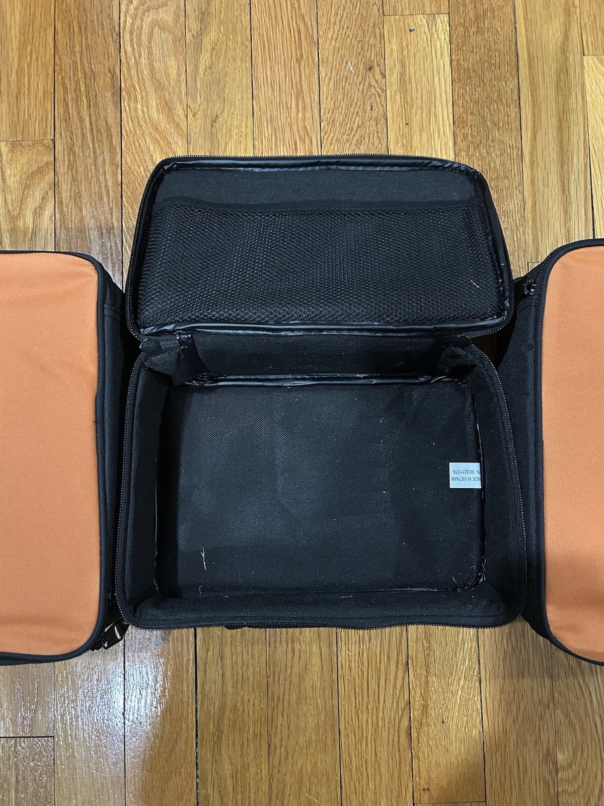 THREE (3) GENUINE RIDGID ORANGE TOOL BAGS 11 x 7 x 3.5″ ZIPPERED SOFT CASES NEW