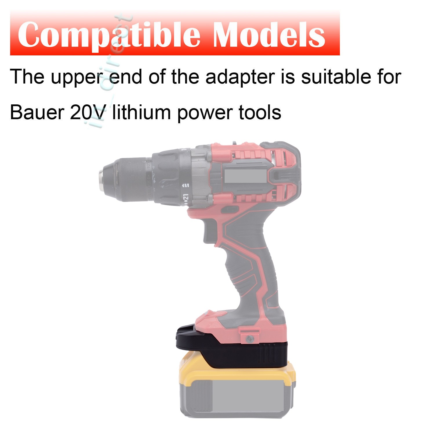 NEW Converter For Hercules 20V Battery Adapter to For Bauer 20V Cordless Tools