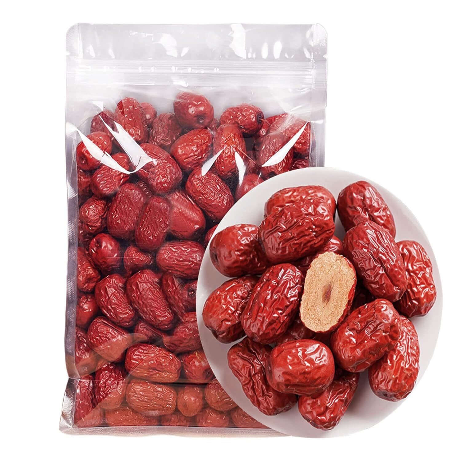 Dried Red Dates Red Jujube Chinese Dates 0.5lb – 5lb 新疆红棗