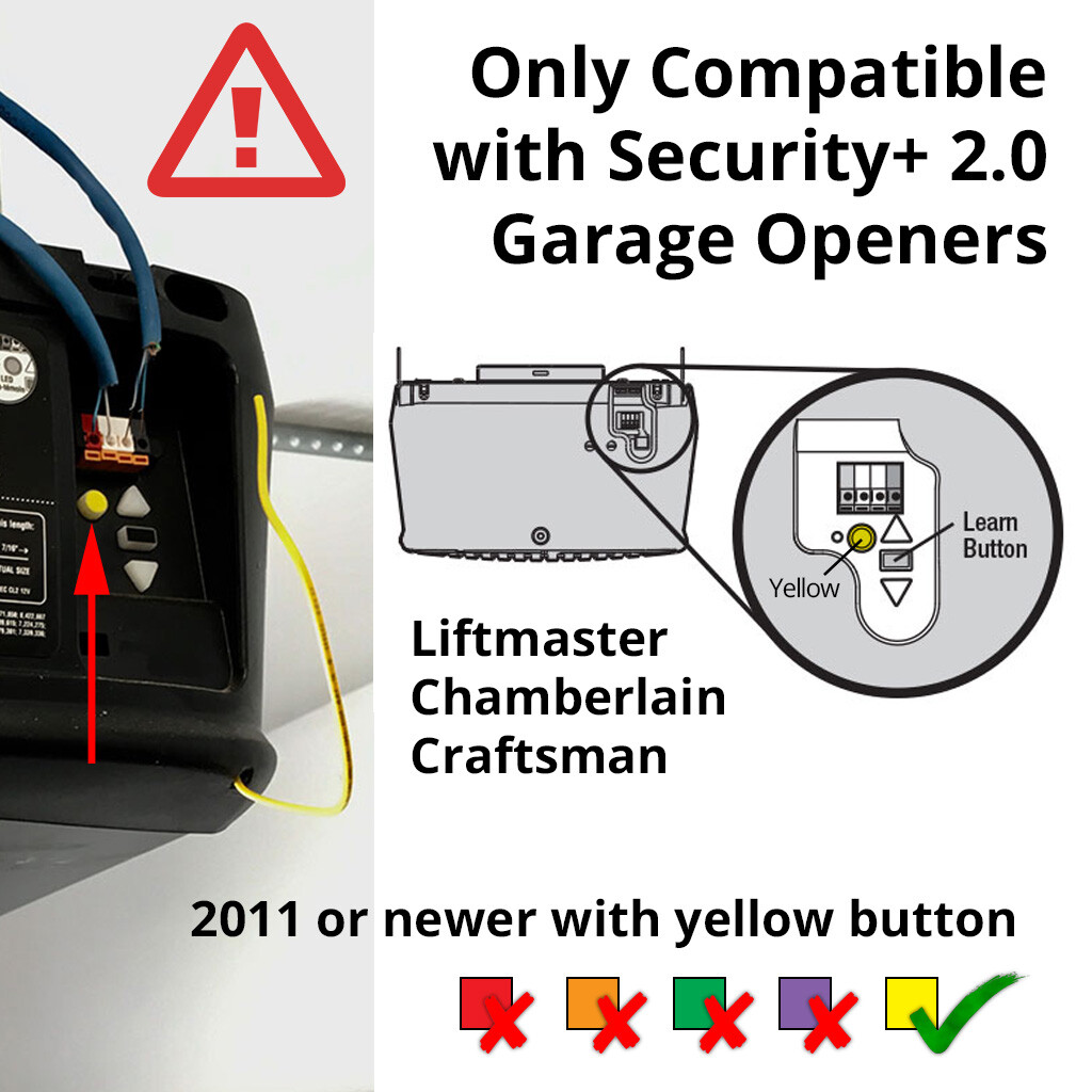 Security+ 2.0 Dry Contact Adapter for LiftMaster and Chamberlain