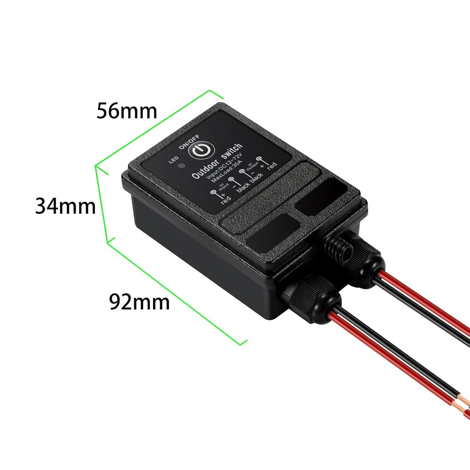 DC12V Waterproof Remote Control Relay Switch,984Ft Long Range Wireless Remote Sw