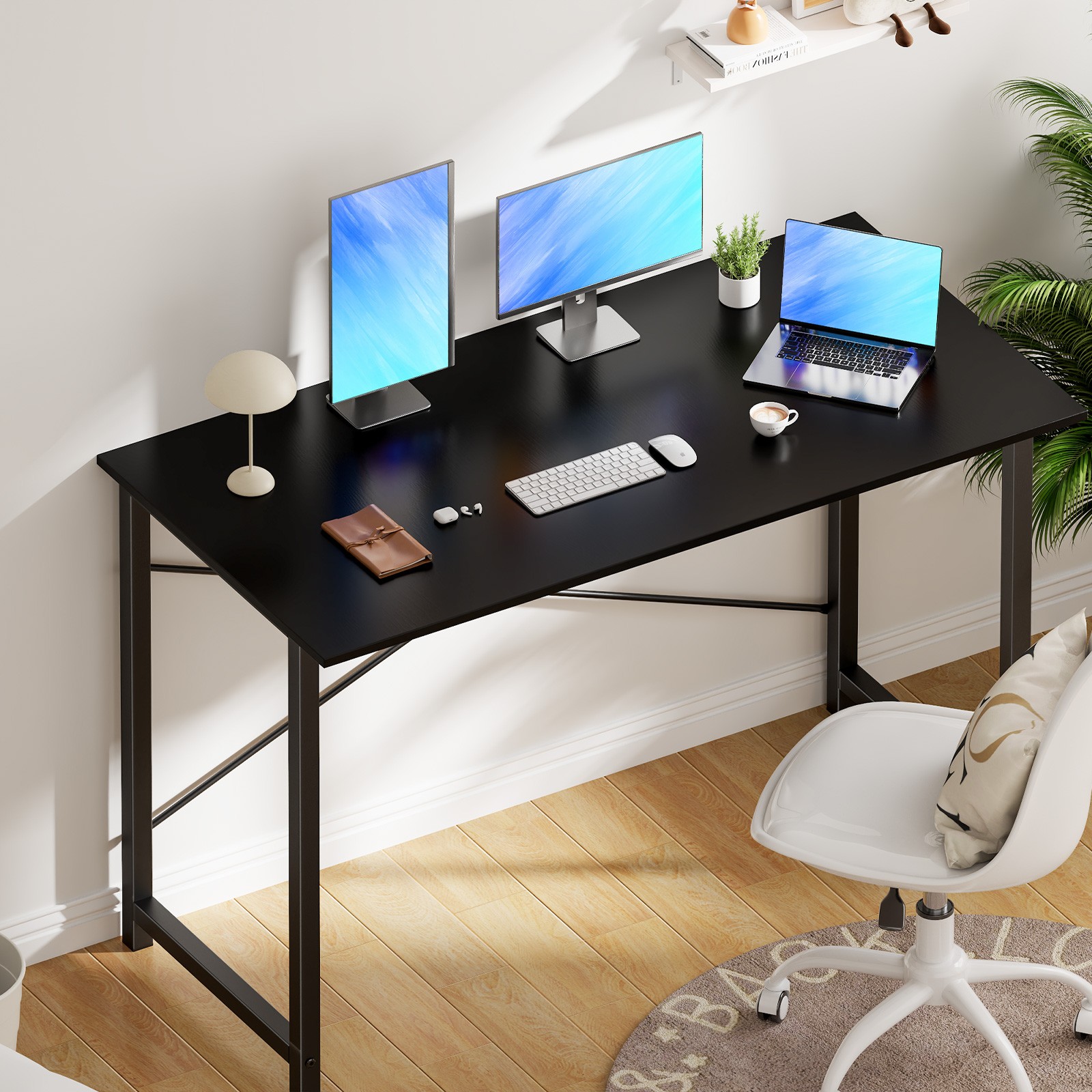 32″-63″ Simple Home Office Computer Desk Writing Work Study Table Storage Bag