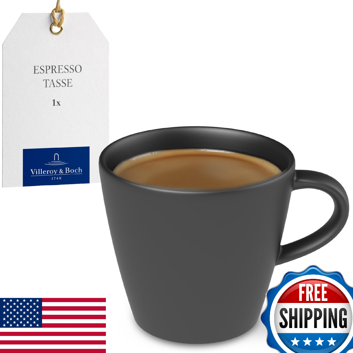 Villeroy & Boch Manufacture Rock Espresso Cup
