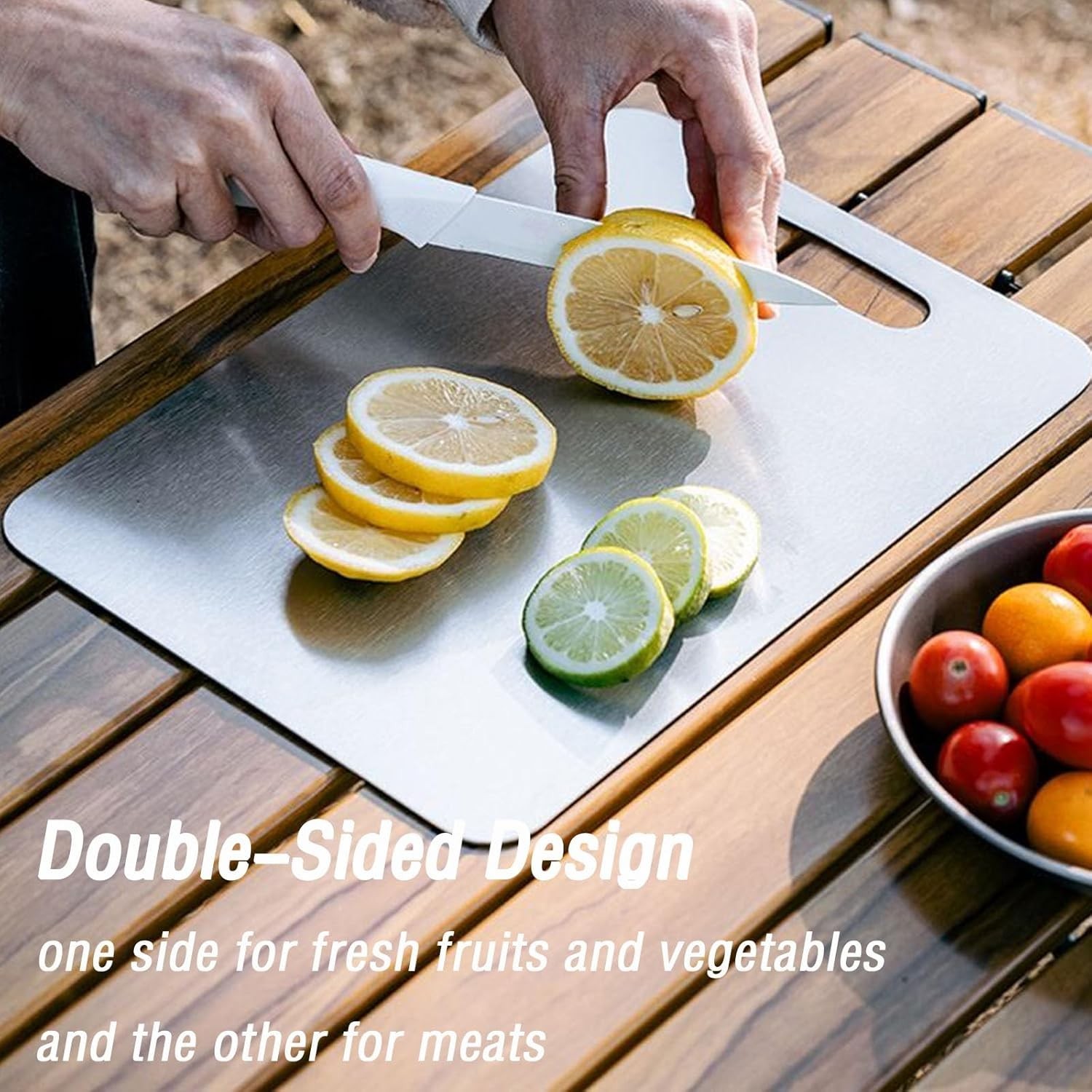 Titanium Cutting Board Set of 3, 100% Pure Titanium Cutting Boards for Kitchen