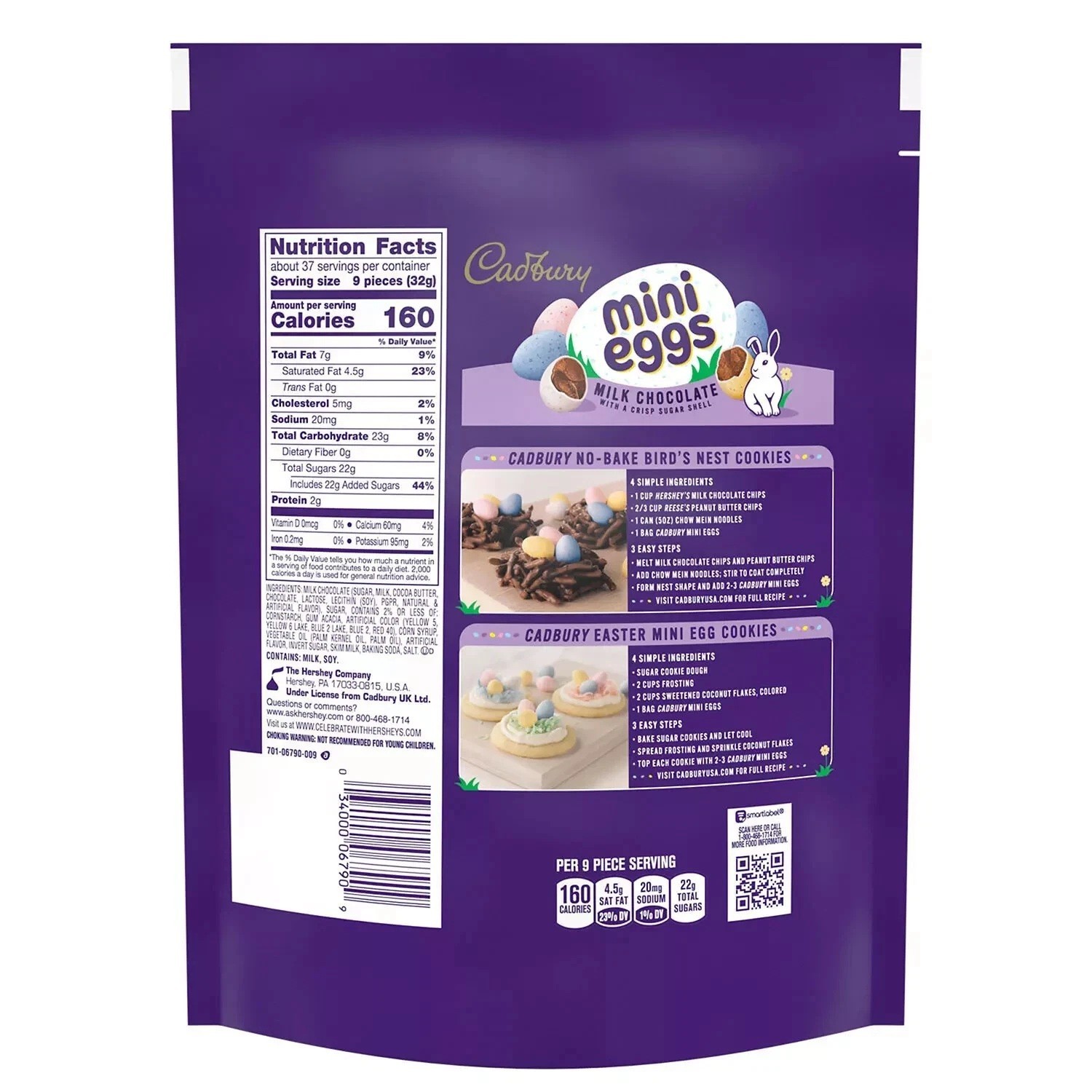 Cadbury MINI EGGS Milk Chocolate Crisp Sugar Easter Candy Shell 42 OZ Bag