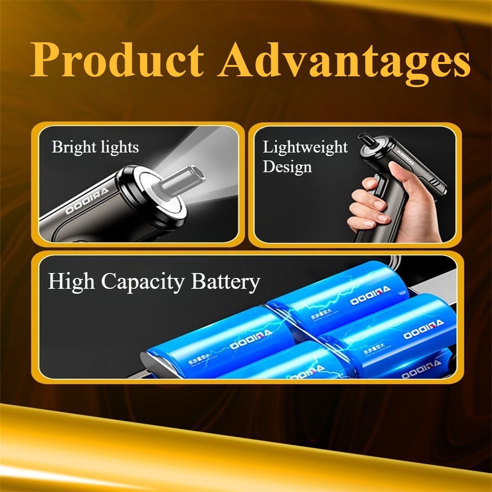 Mini Power Cordless Electric Screwdriver Kit Rechargeable Screwdriver Bit Set