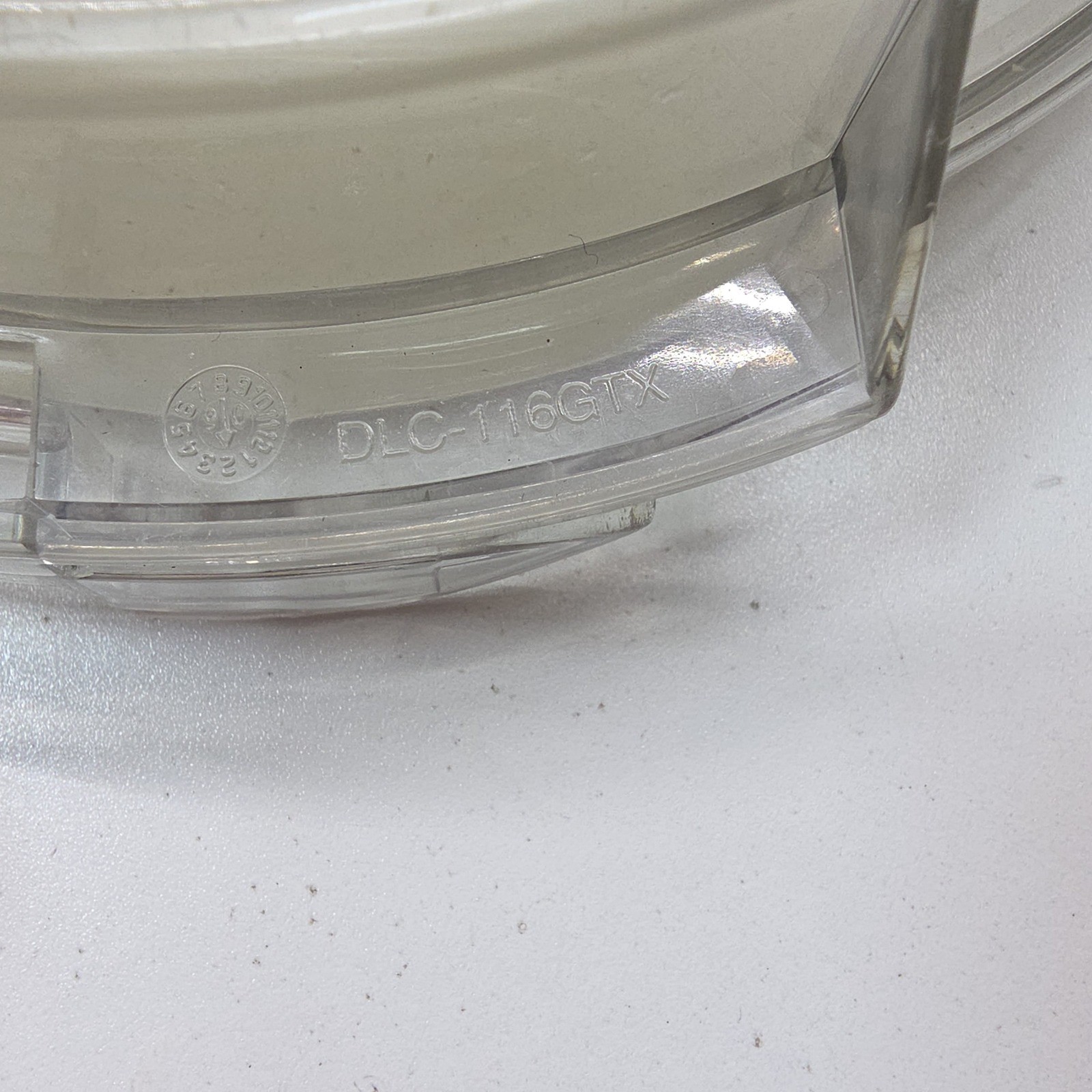 Cuisinart Pro Classic Food Processor DLC-116GTXT Flat Clear Lid