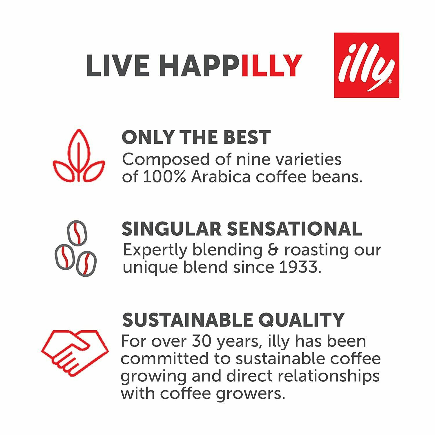 illy Aluminum Capsules Compatible *Nespresso Classico or Intenso 20, 40 or 100Ct