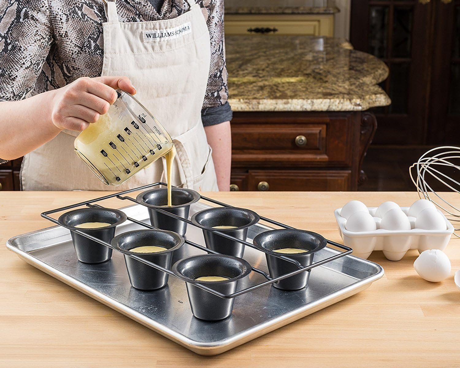 Bellemain Popover Pan for Baking – Extra Deep , Non-Stick , Easy to Clean , S…