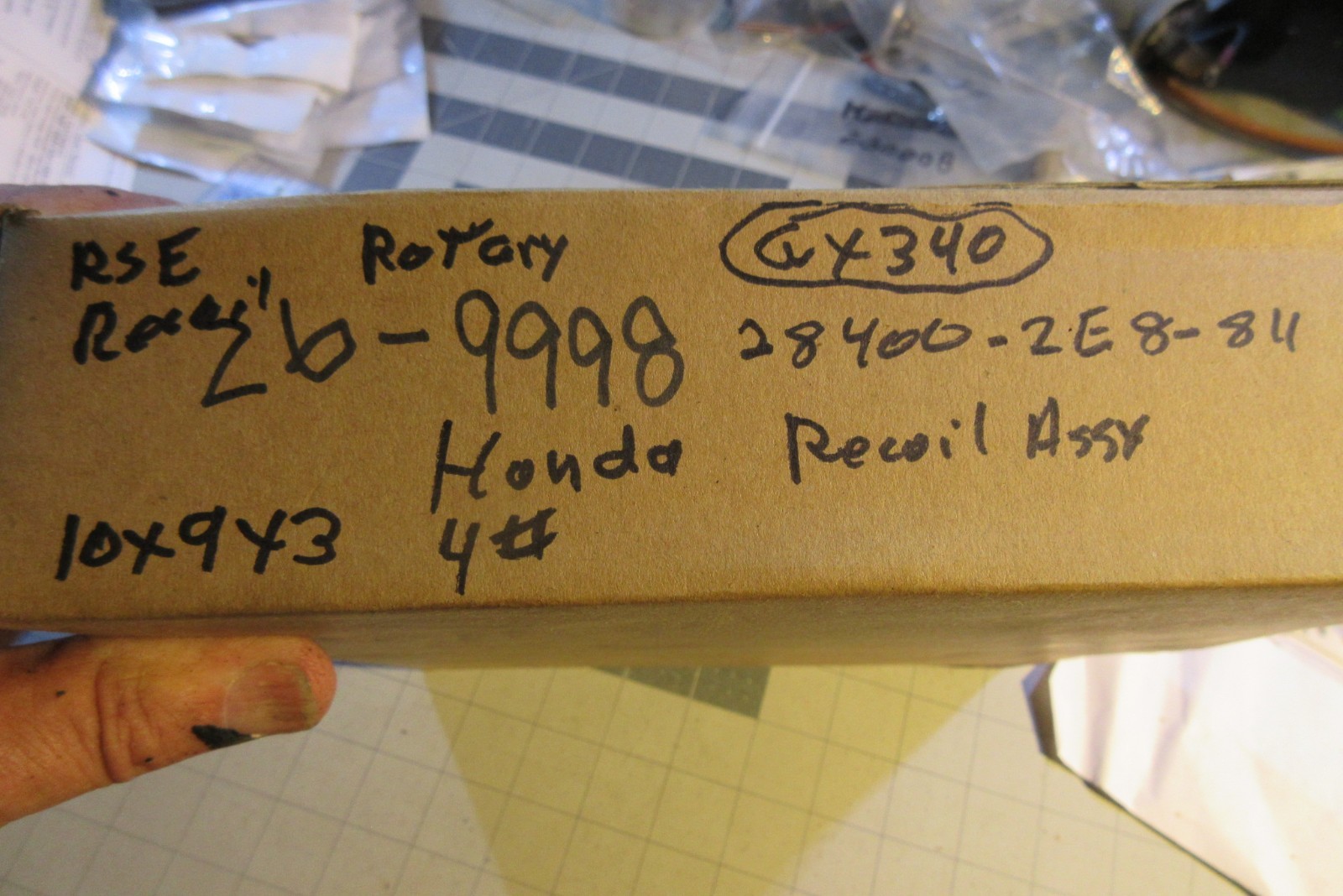 Honda 28400 ZE8 811ZG recoil starter assembly for (Rotary Brand) New