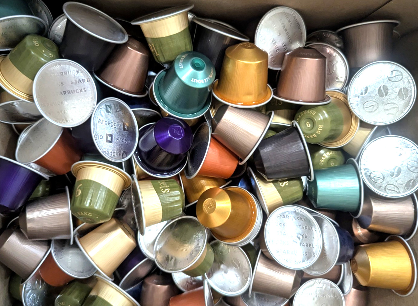 150 Ct Loose For Nespresso Original Line Variety Pack Capsules Mixed Brand