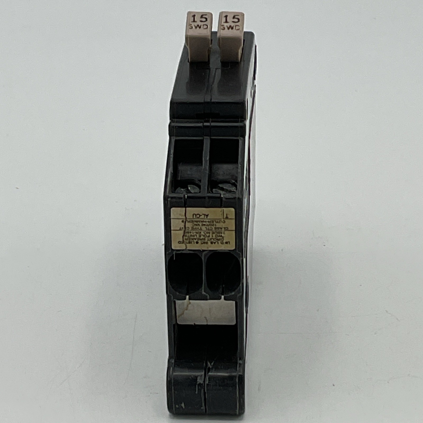 Eaton CHT1515 15A 1-Pole Type CHT Twin Circuit Breaker Continuity Tested