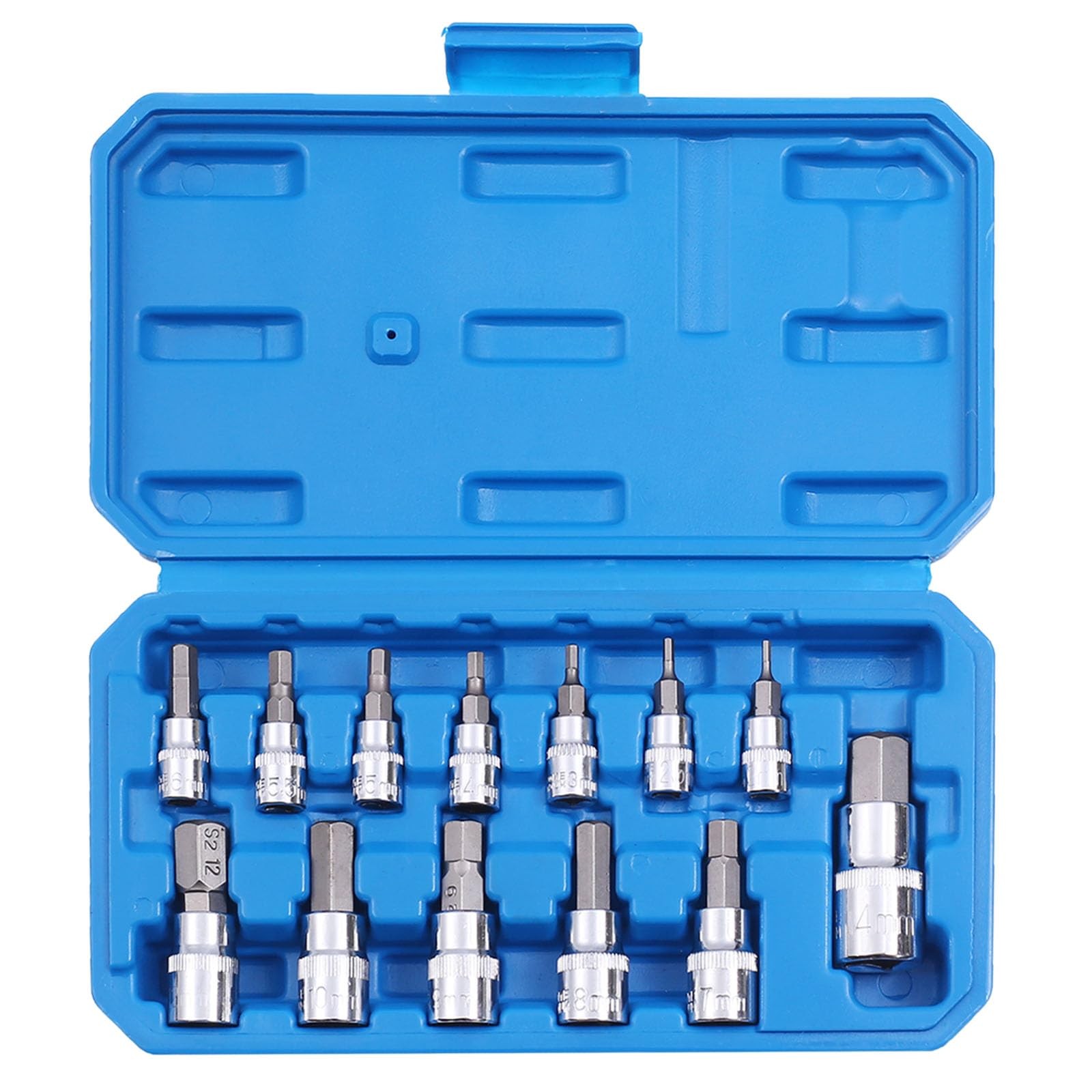 Hex Bit Socket Set Premium S2 Alloy Steel | 13-Piece Metric 2mm Variety Pack