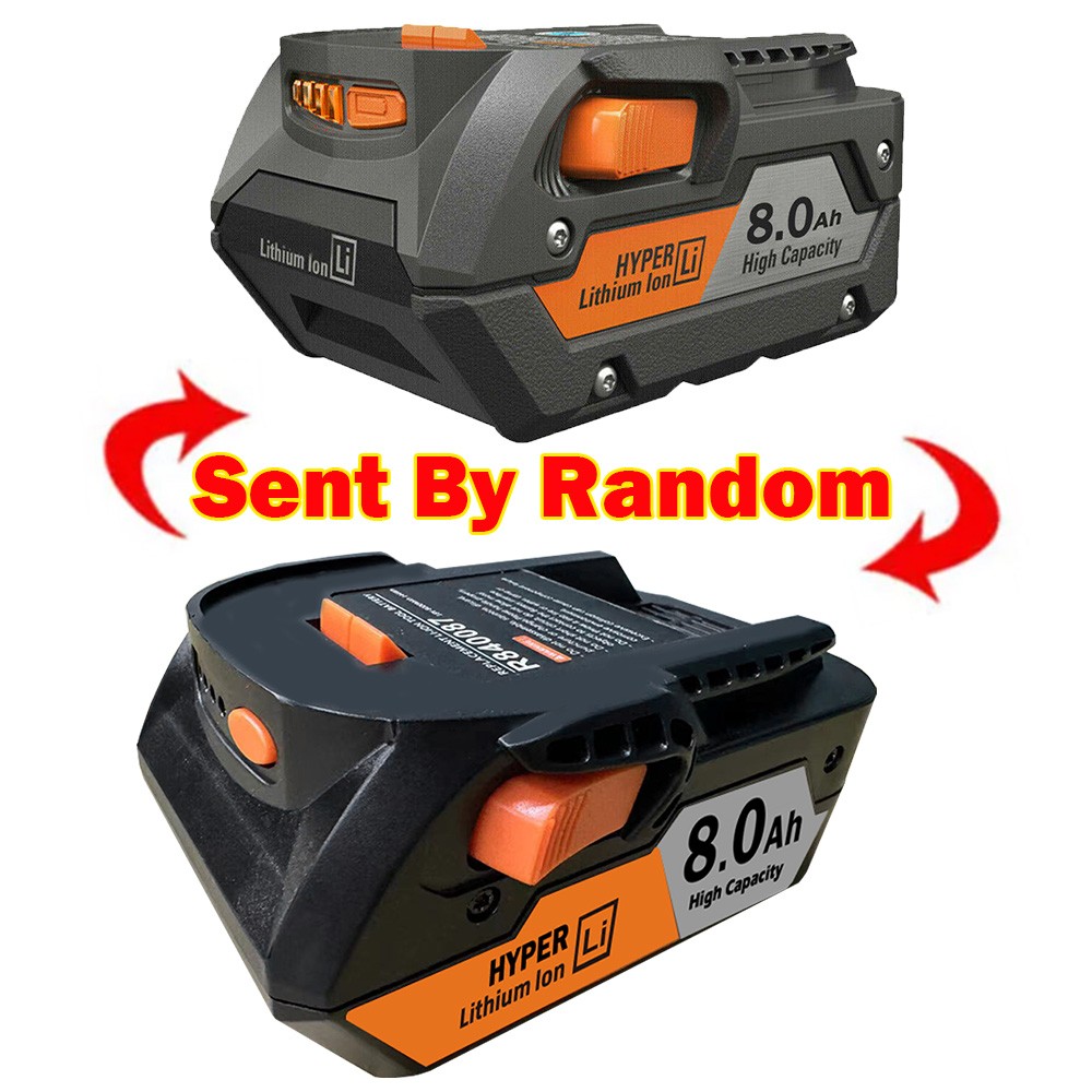 Pack 8.0Ah For RIDGID 18V Hyper Battery R840087 R840083 R840085 R840084 Tools