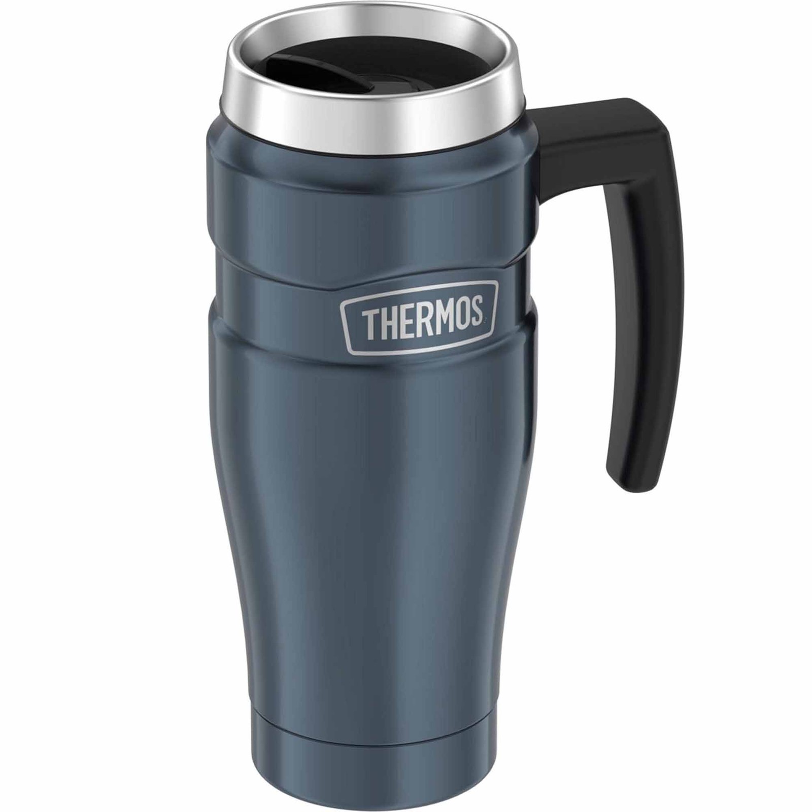 Thermos 16 oz. Stainless King Travel Mug with Handle – Slate