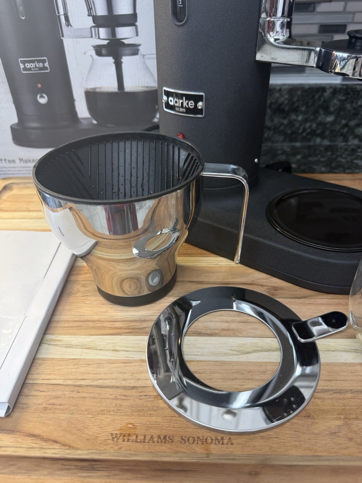 Aarke Coffee Maker Electric Drip Black Pre Owned Read! Excellent Condition!