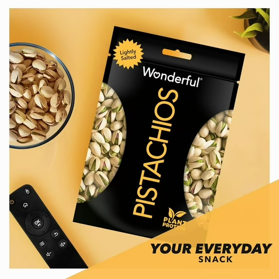 Wonderful Pistachios In-Shell Lightly Salted Nuts, 16 Ounce Resealable Bag