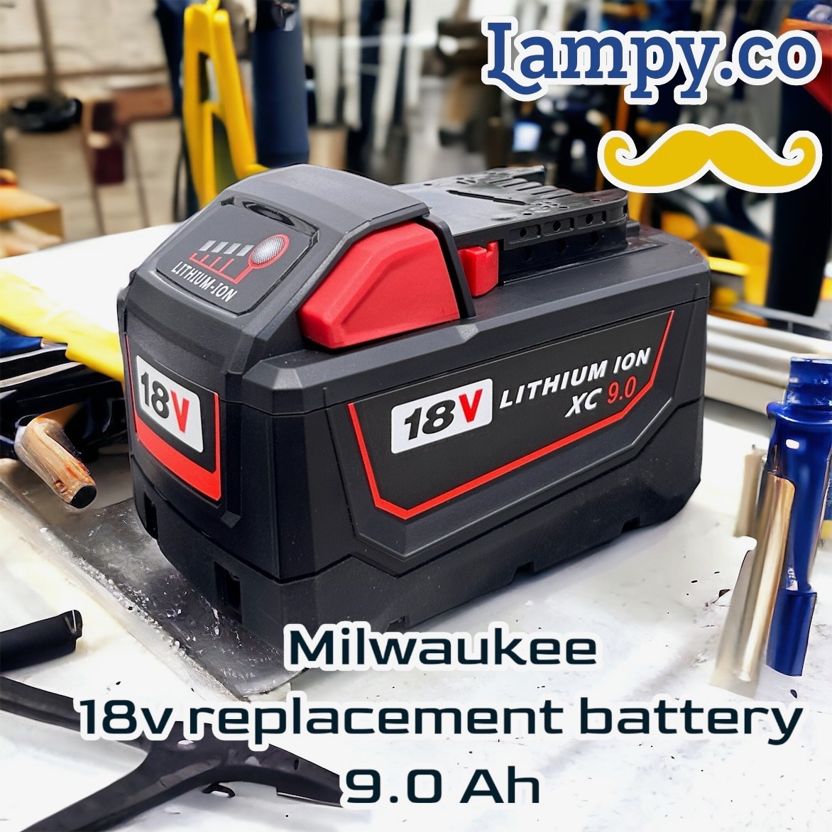 MILWAUKEE 18V REPLACEMENT BATTERY 9AH