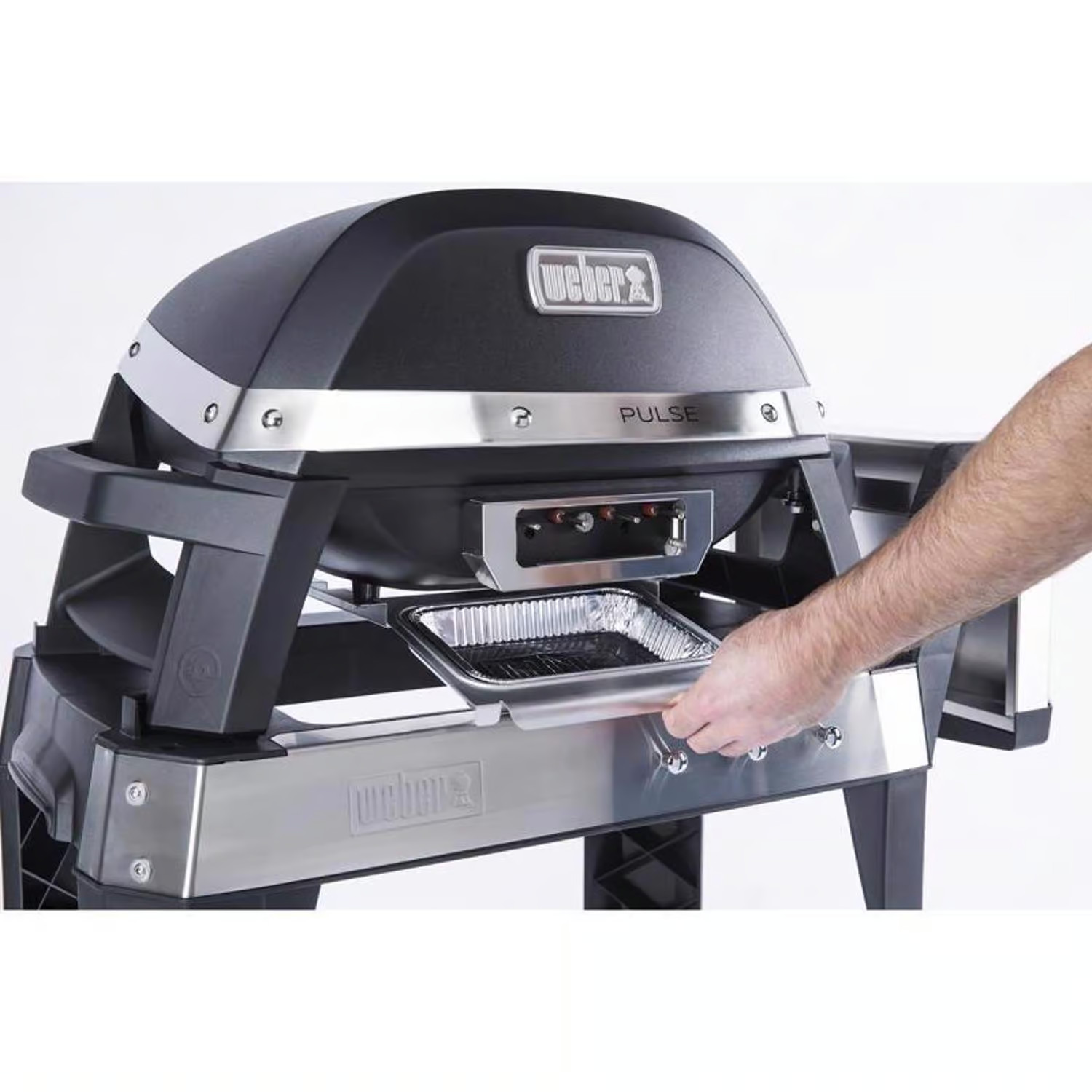Weber 5012001 Pulse 2000 Portable Electric Grill, 2 Grill Zones BRAND NEW