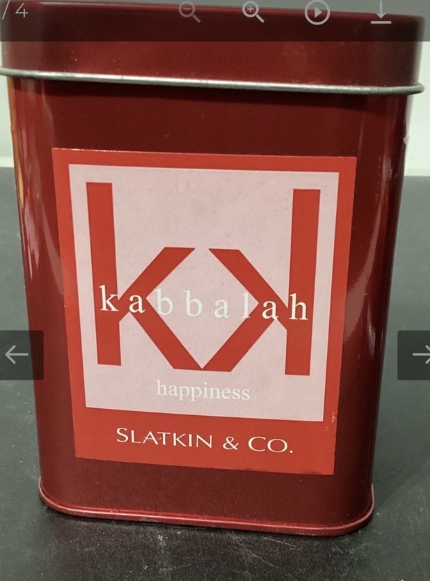 Slatkin & Co. Happiness Kabbalah Candle with Red String, 6.3 Ounces