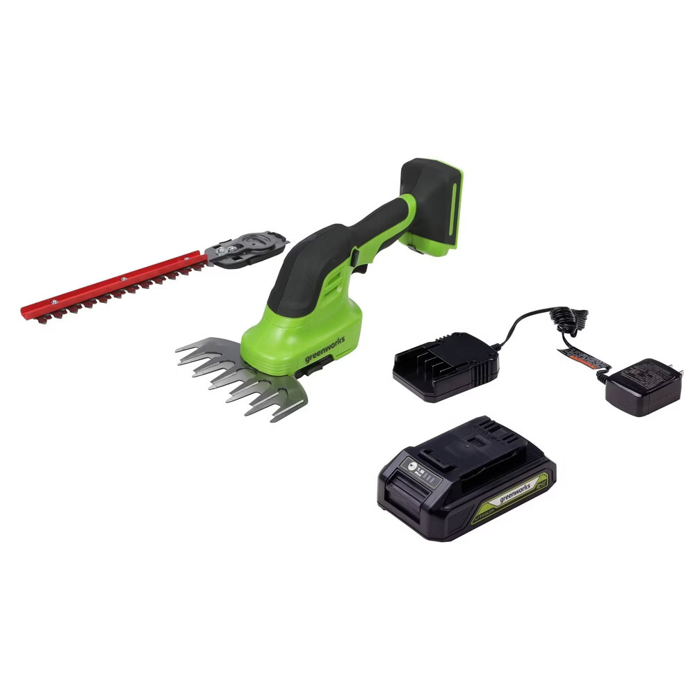 Greenworks 8″ Shear Shrubber Hedge Trimmer