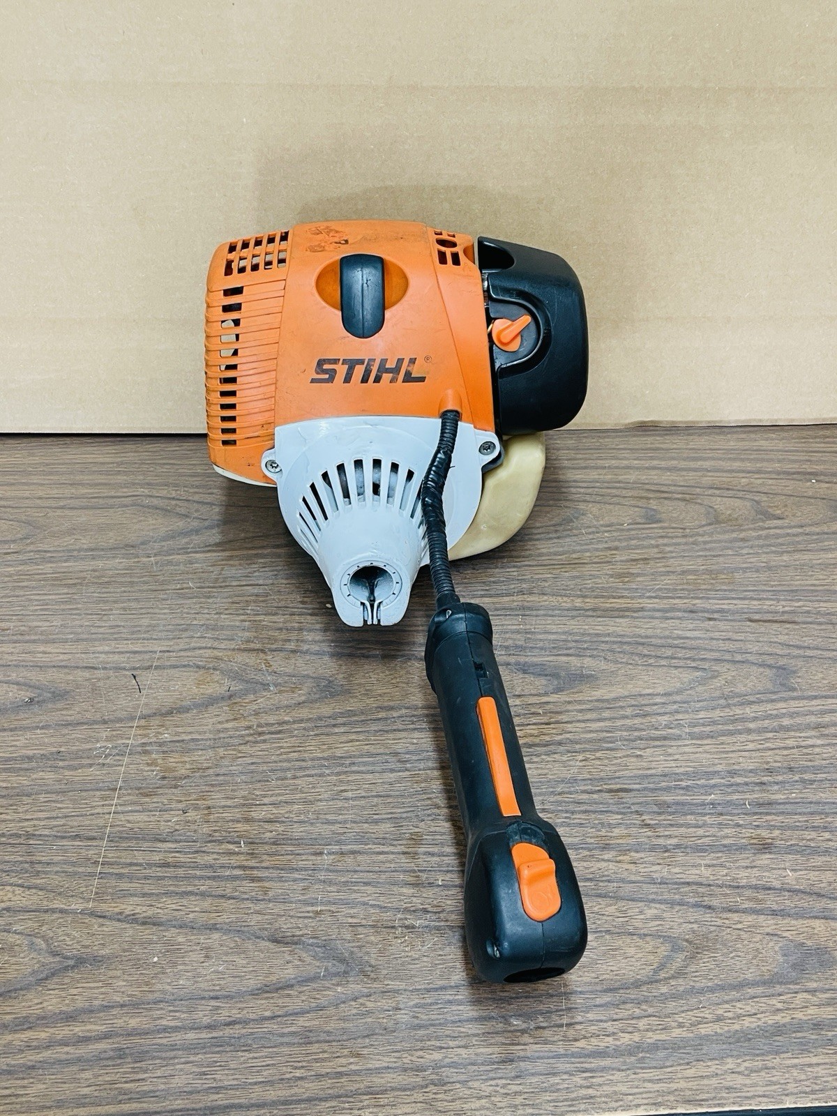 STIHL FS110R String Trimmer Engine Powerhead 31cc Project STARTS UP RUNS Read🛠️